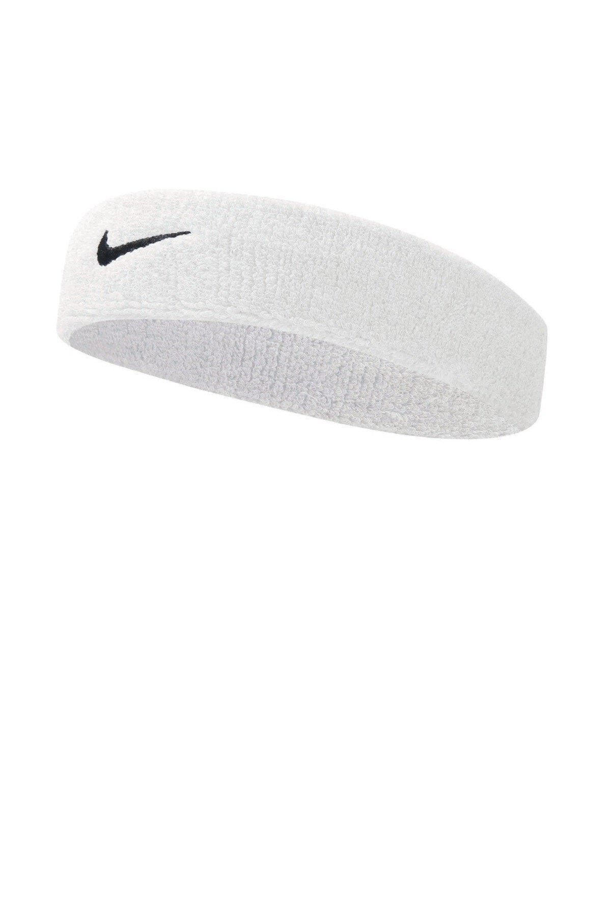 Unisex Beyaz Nike Swoosh Headband