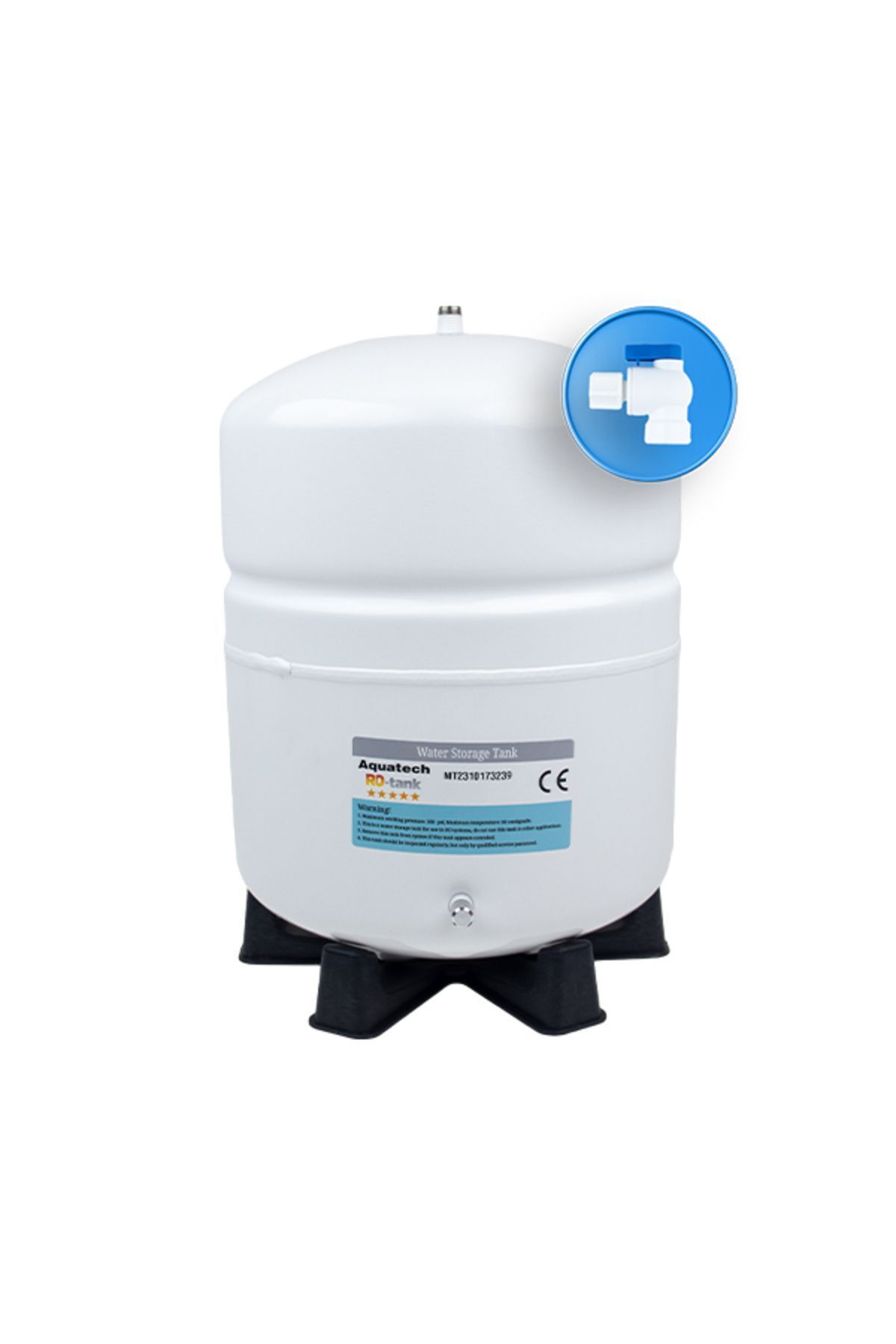 Su Arıtma Cihazı Çelik Depo Tankı 2.2 Galon 8 Litre