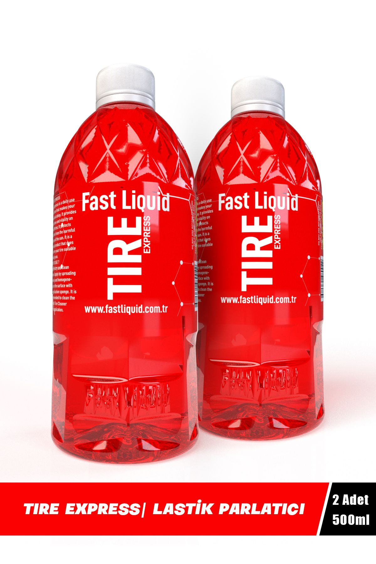 Tıre Express Lastik Parlatıcı Yüksek Parlaklık & Islak Görünüm 2 Adet 500ml