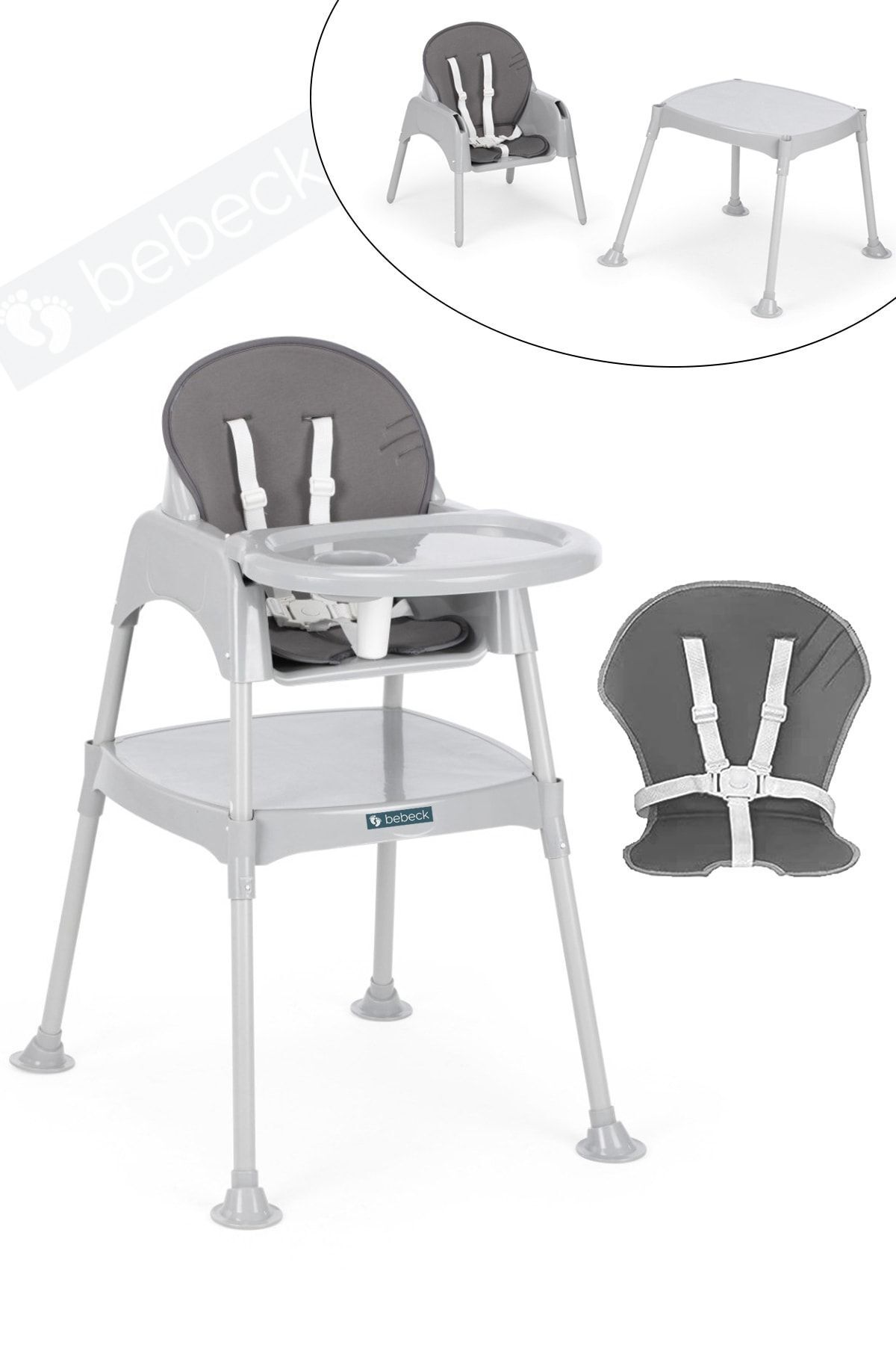 Çalışma Masalı Pedli 3in1 Mama Sandalyesi
