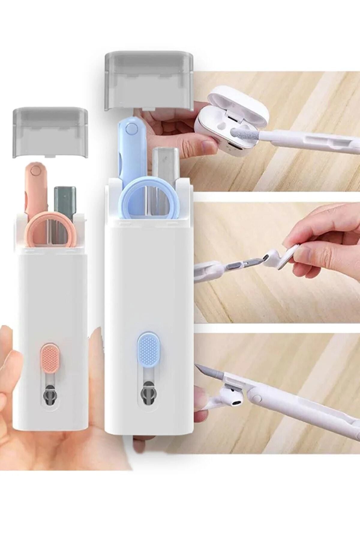 Çok Fonksiyonlu 7in1 Kulaklık Klavye Ve Ekran Temizlik Kiti Temizleyici Kit 7 In 1 Temizleme