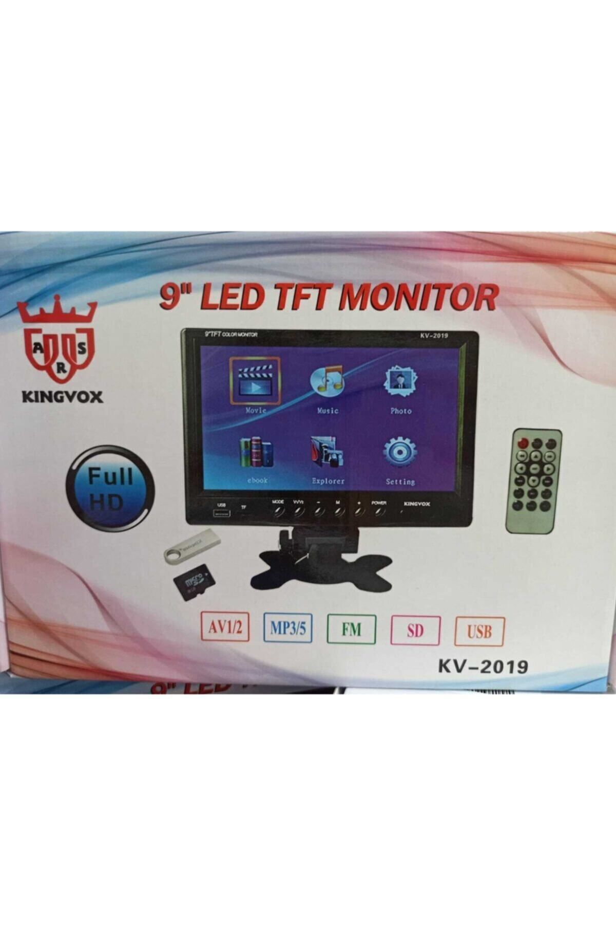Kv-2019 9 Inç Usb Sd Monitör Traktör Biçerdöver Iş Makinelerine Uyumlu