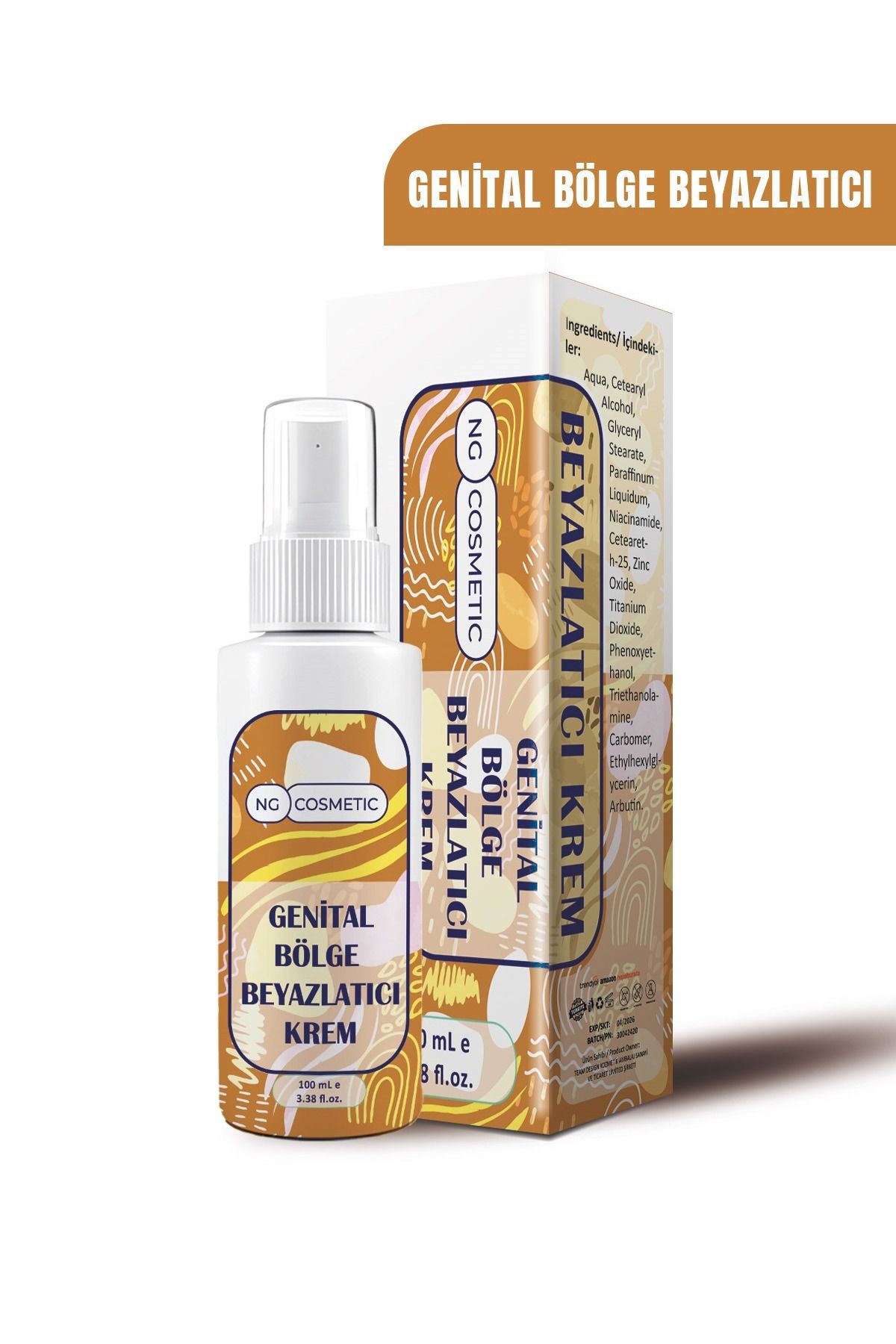 Dış Genital Bölge Beyazlatıcı Krem 100 ML