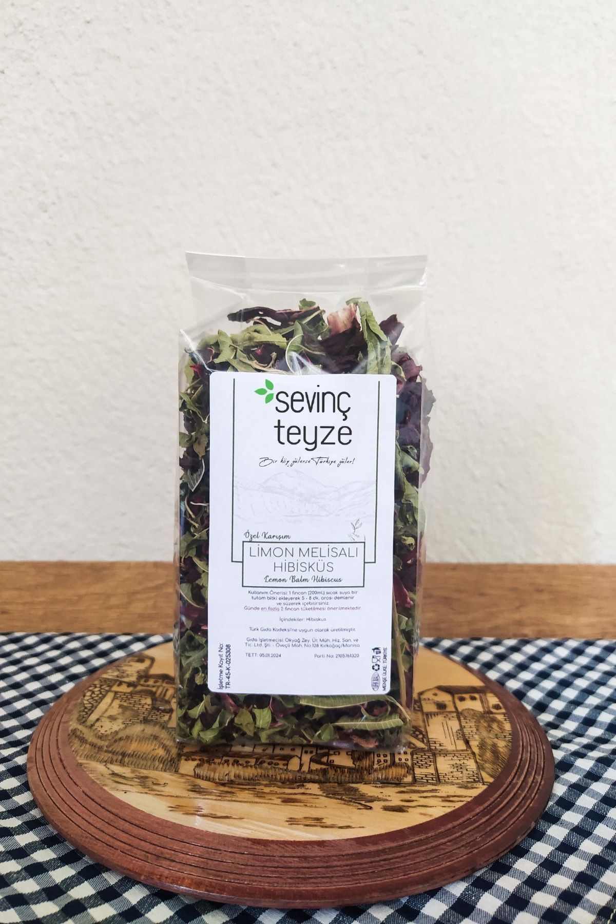 Sevinç Teyze Limon Melisa&hibisküs, Lemon Melissa&hibiscus 40gr.