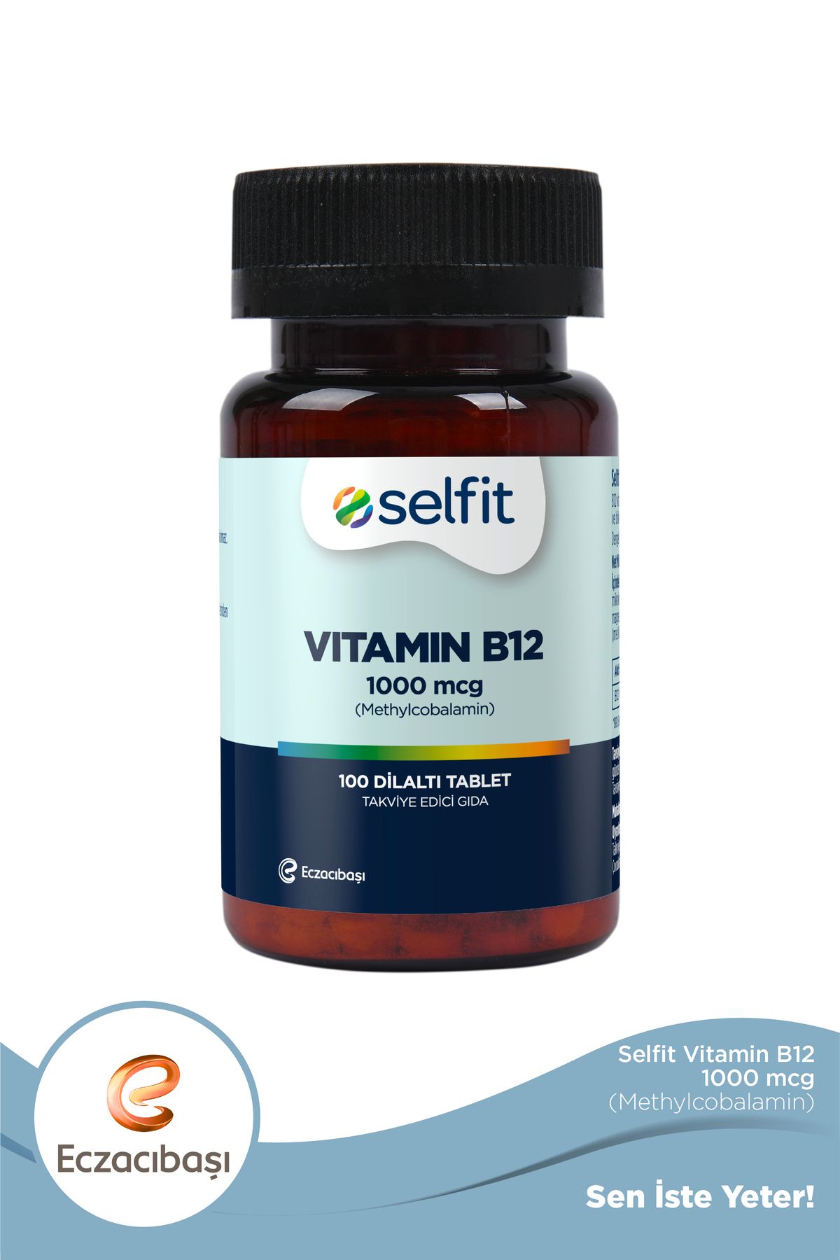 Vitamin B12 1000 Mcg 100 Dilaltı Tablet