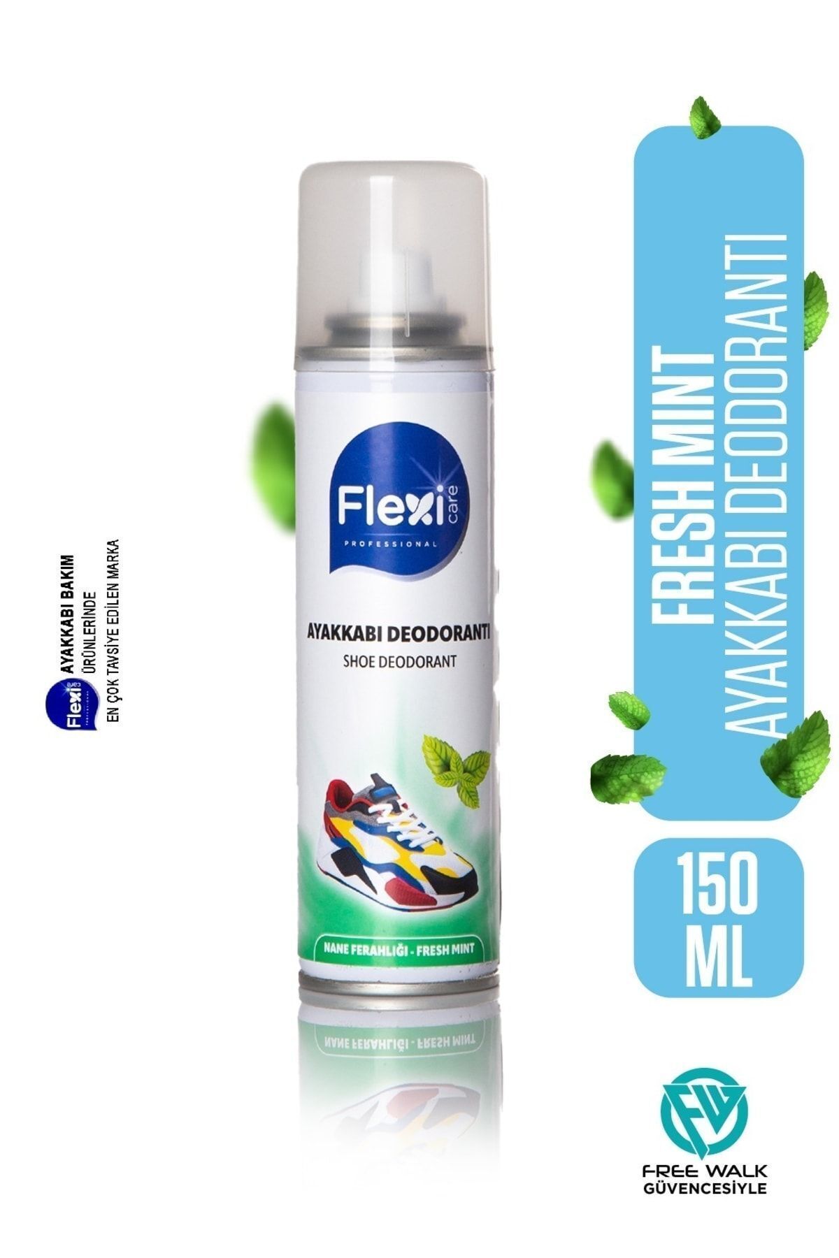 Fresh Mint Ayakkabı Deodorantı -koku Ve Terleme Önleyici Sprey 150 ml Flx6540