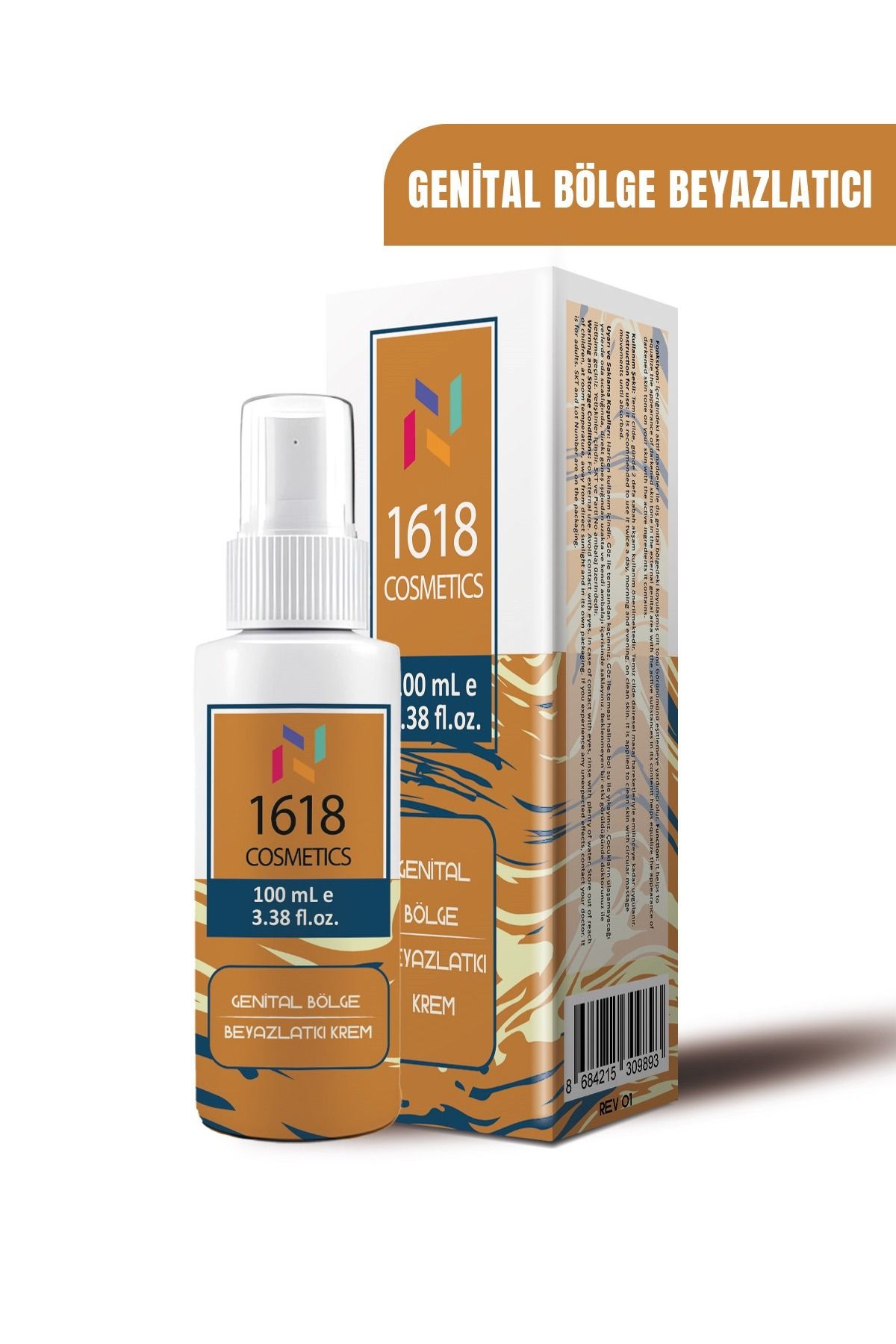 Genital Bölge Beyazlatıcı Krem 100 ML