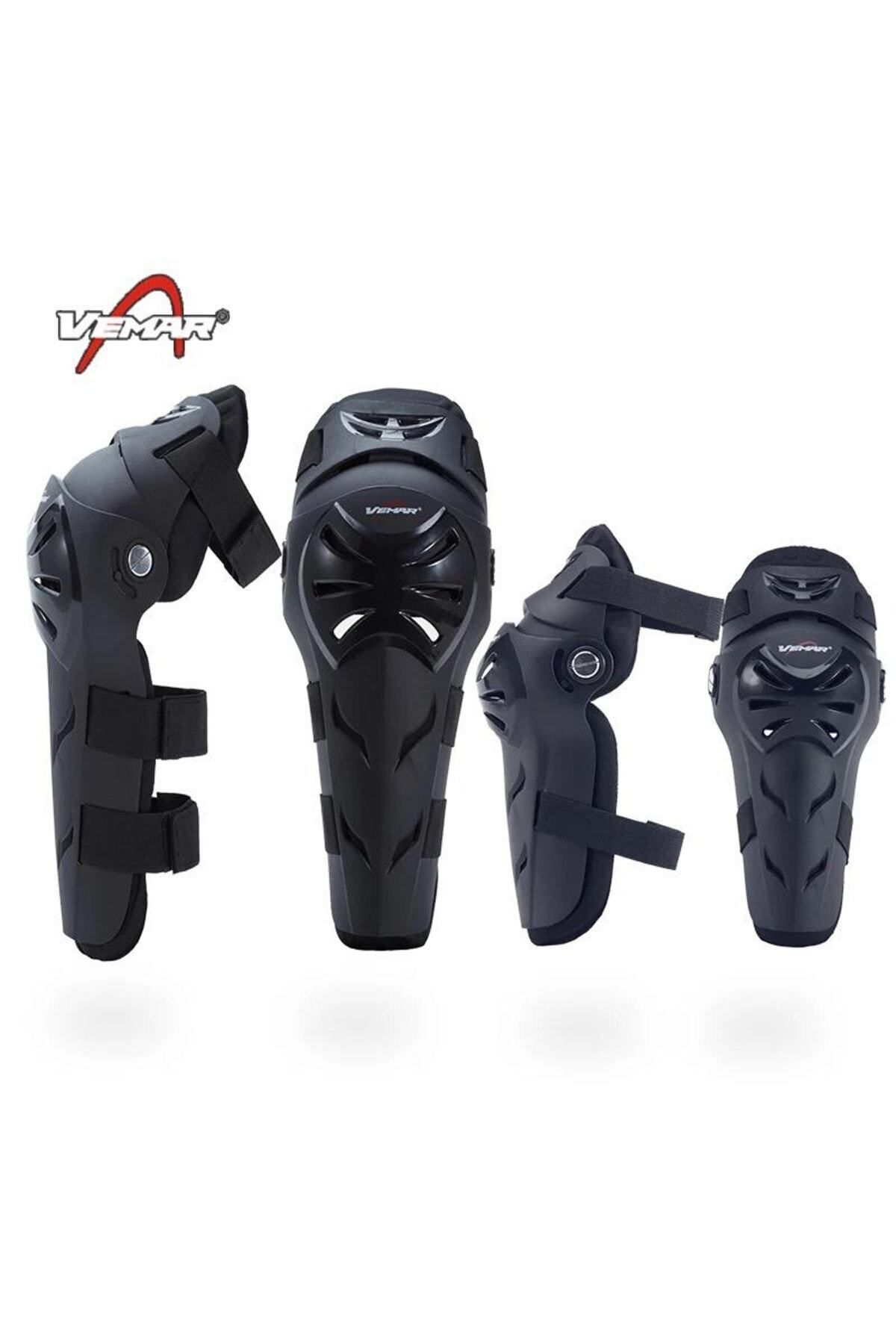 Motosiklet Dizlik-dirseklik Koruma Mafsallı Set