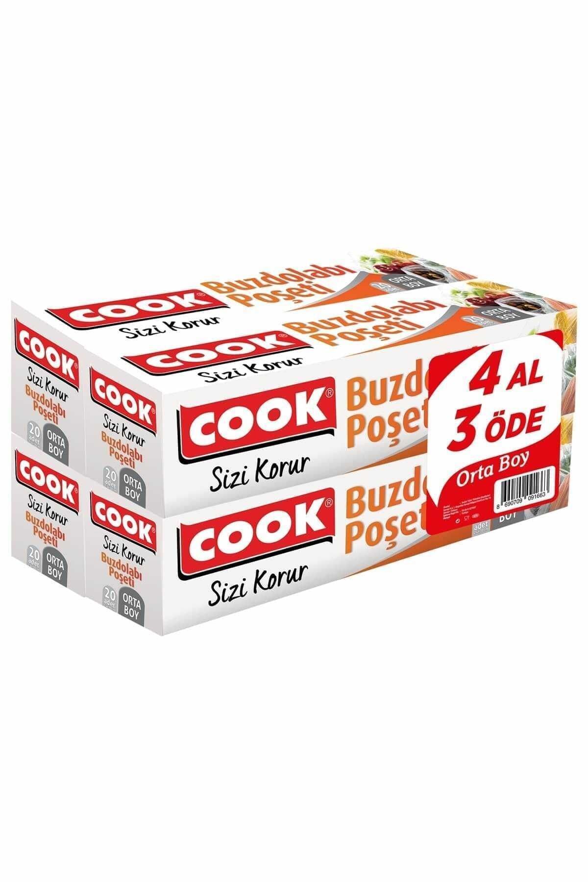 Hediyeli 3+1 Buzdolabı Poşeti 24x38 cm