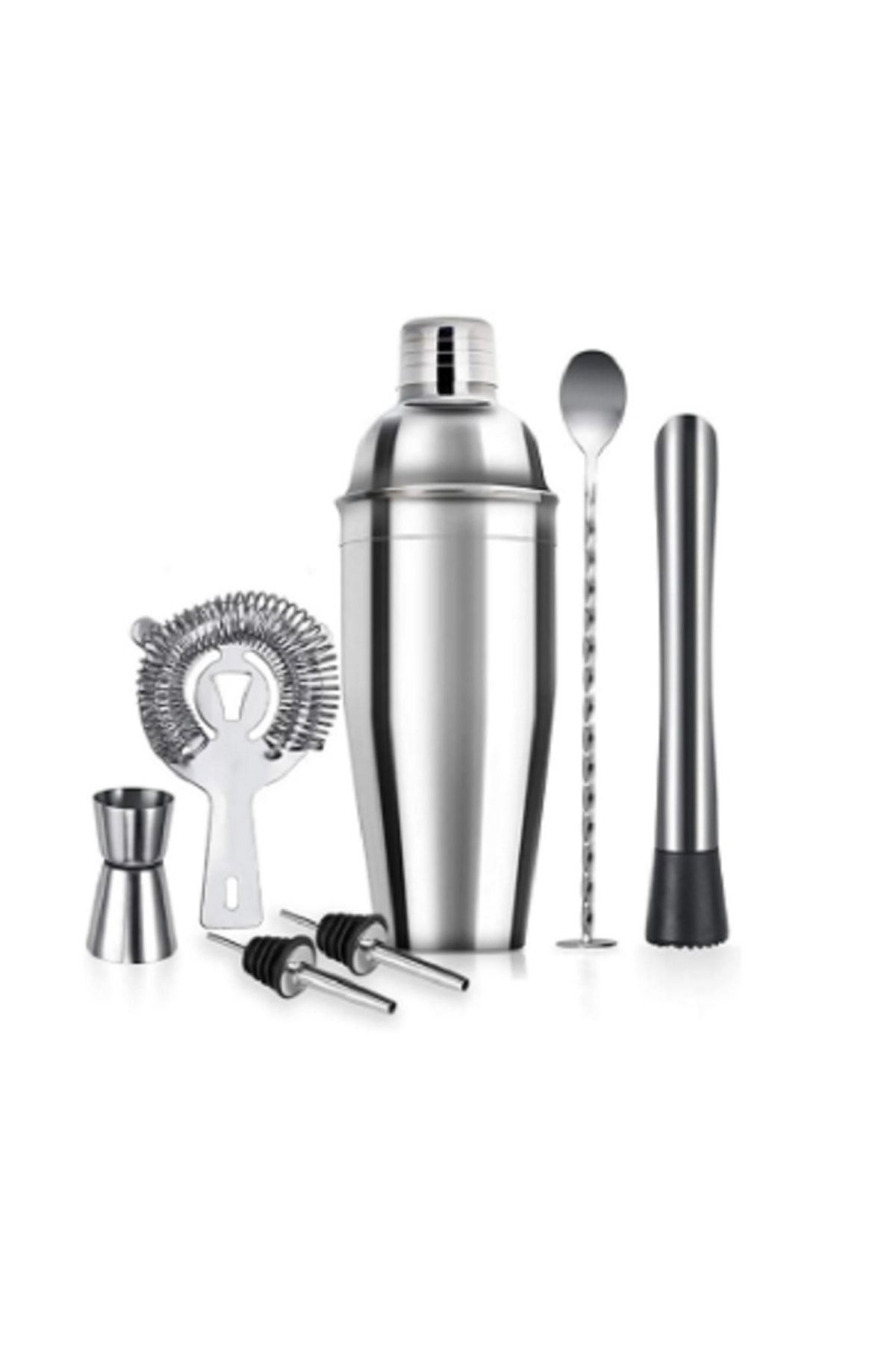7 Parça Avantajlı Kokteyl Seti 750 Ml Shaker