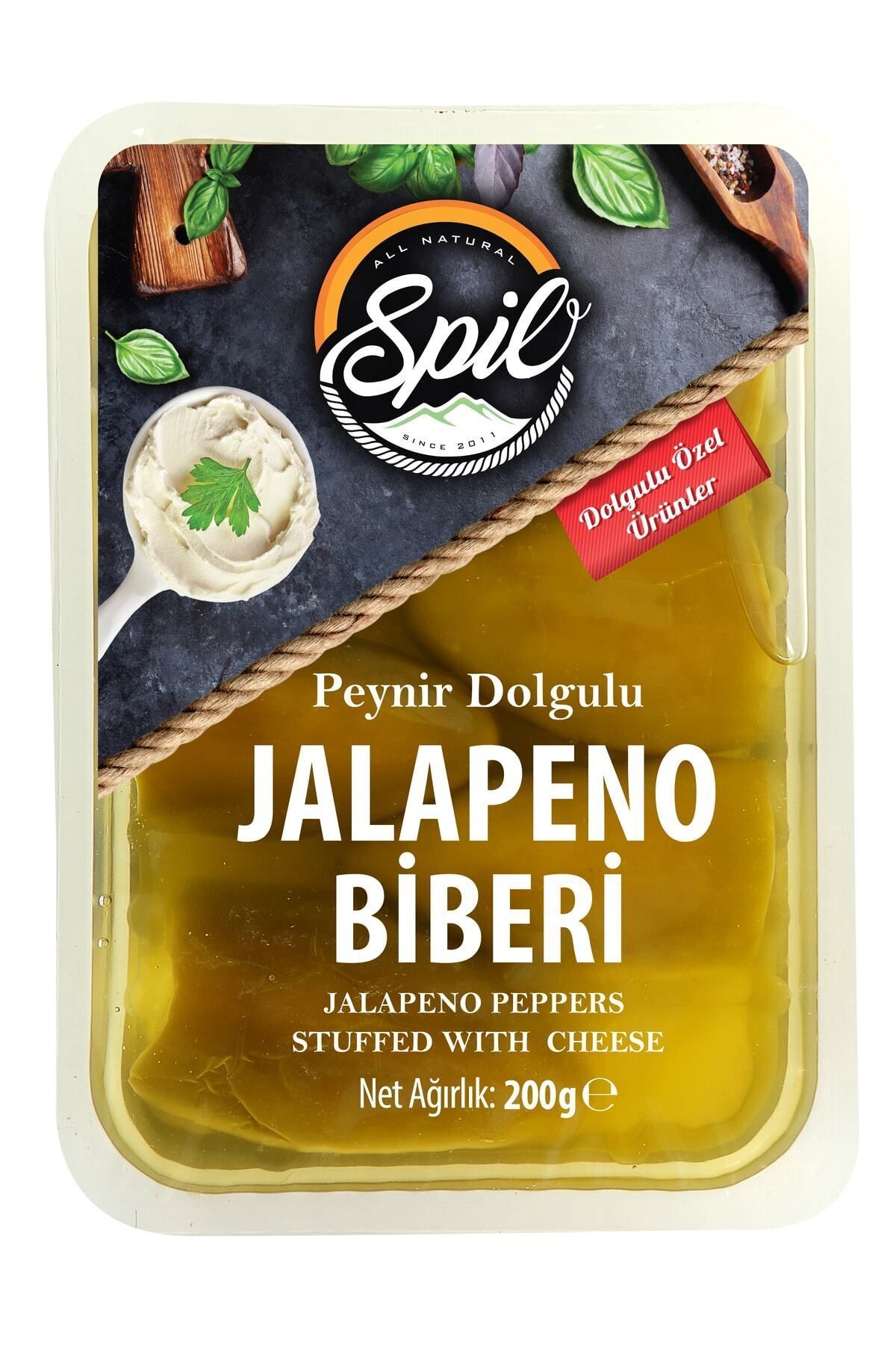 -peynir Dolgulu Jalapeno Biber 200g*6 Adet-1200g