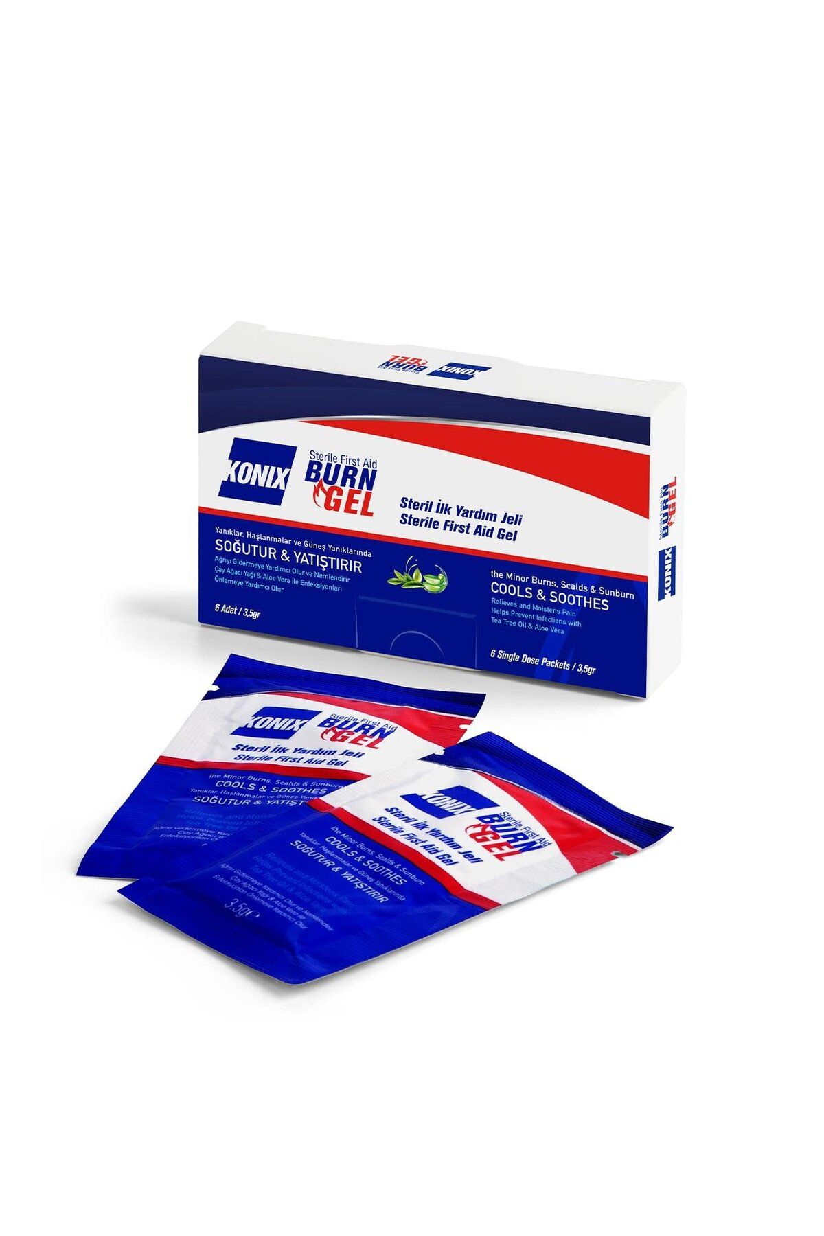 3,5 GR STERİL İLK YARDIM YANIK JELİ - 6 LI