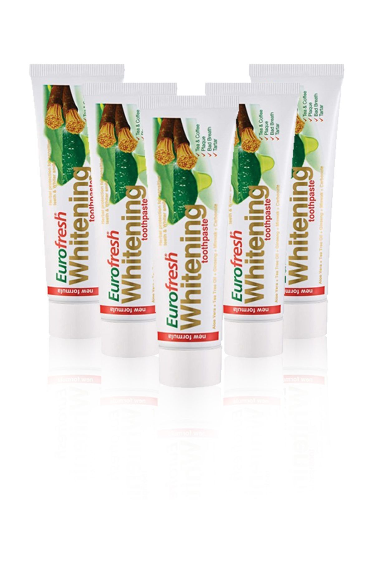 Eurofresh Misvaklı Beyazlatıcı Diş Macunu 112 gr x 5 Adet