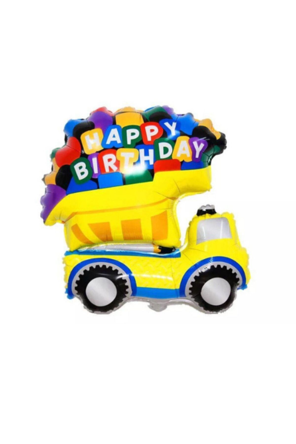 Iş Makinesi Happy Birthday Folyo Balon