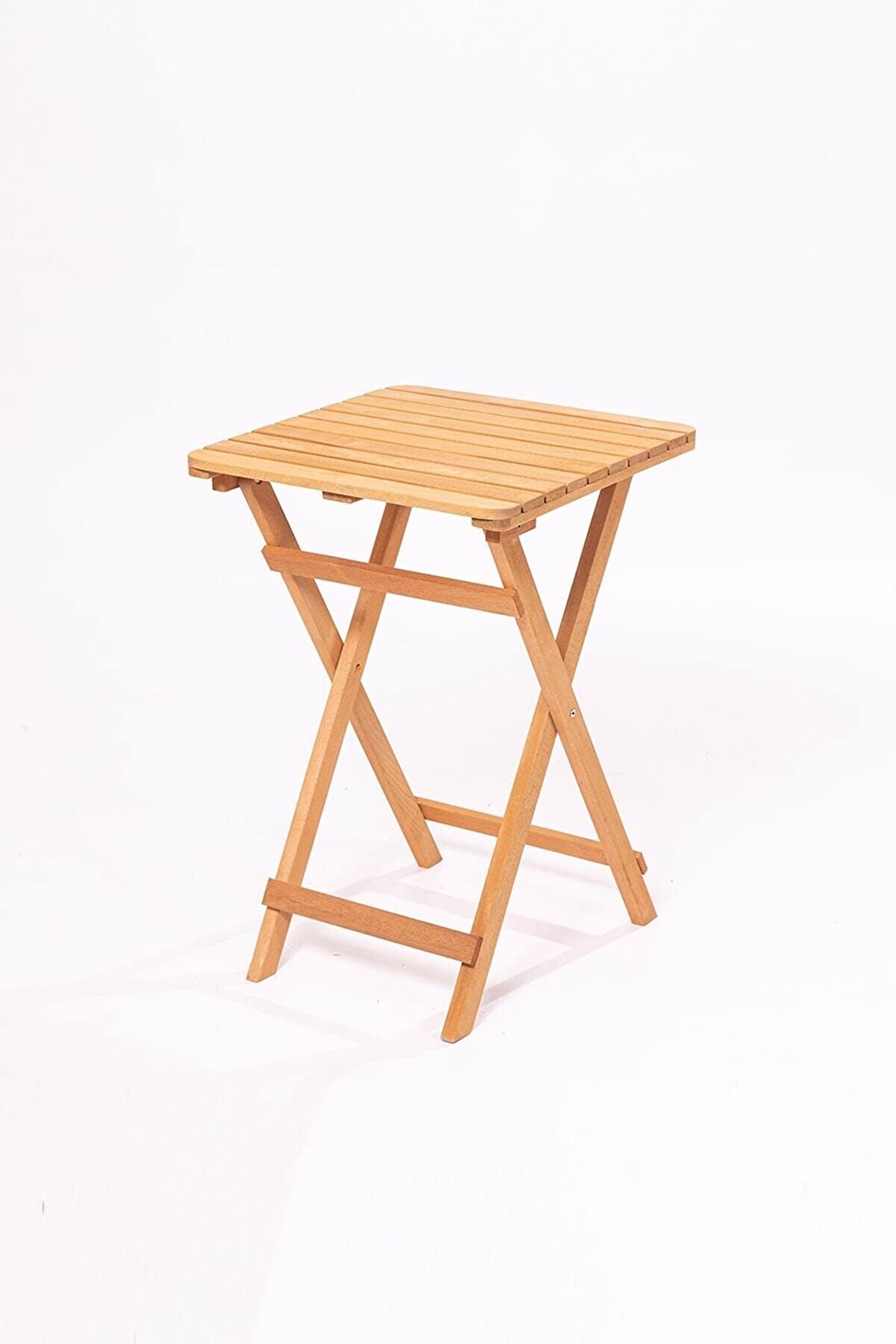 50x50 Cm Kare Ahşap Katlanır Masa