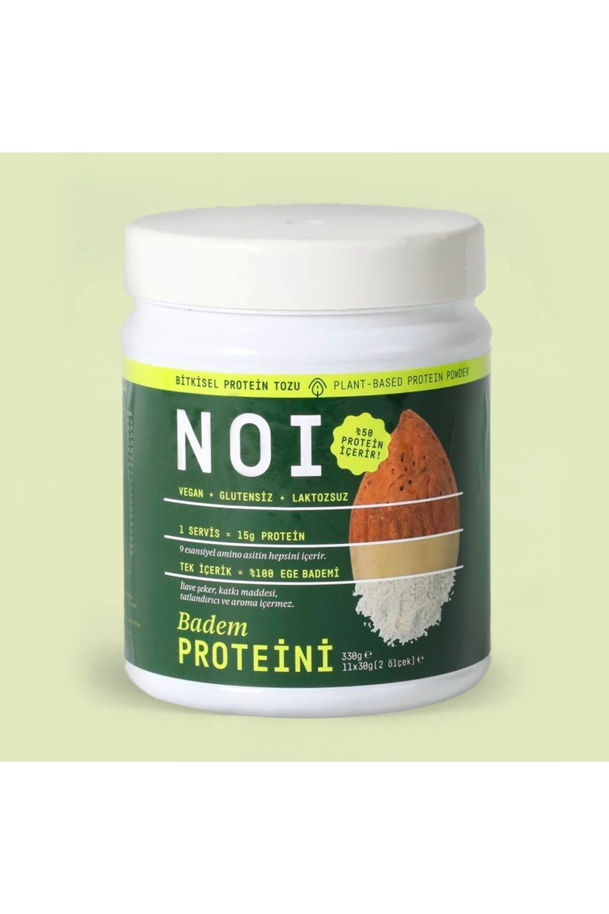 %100 Badem Içerikli Protein Tozu