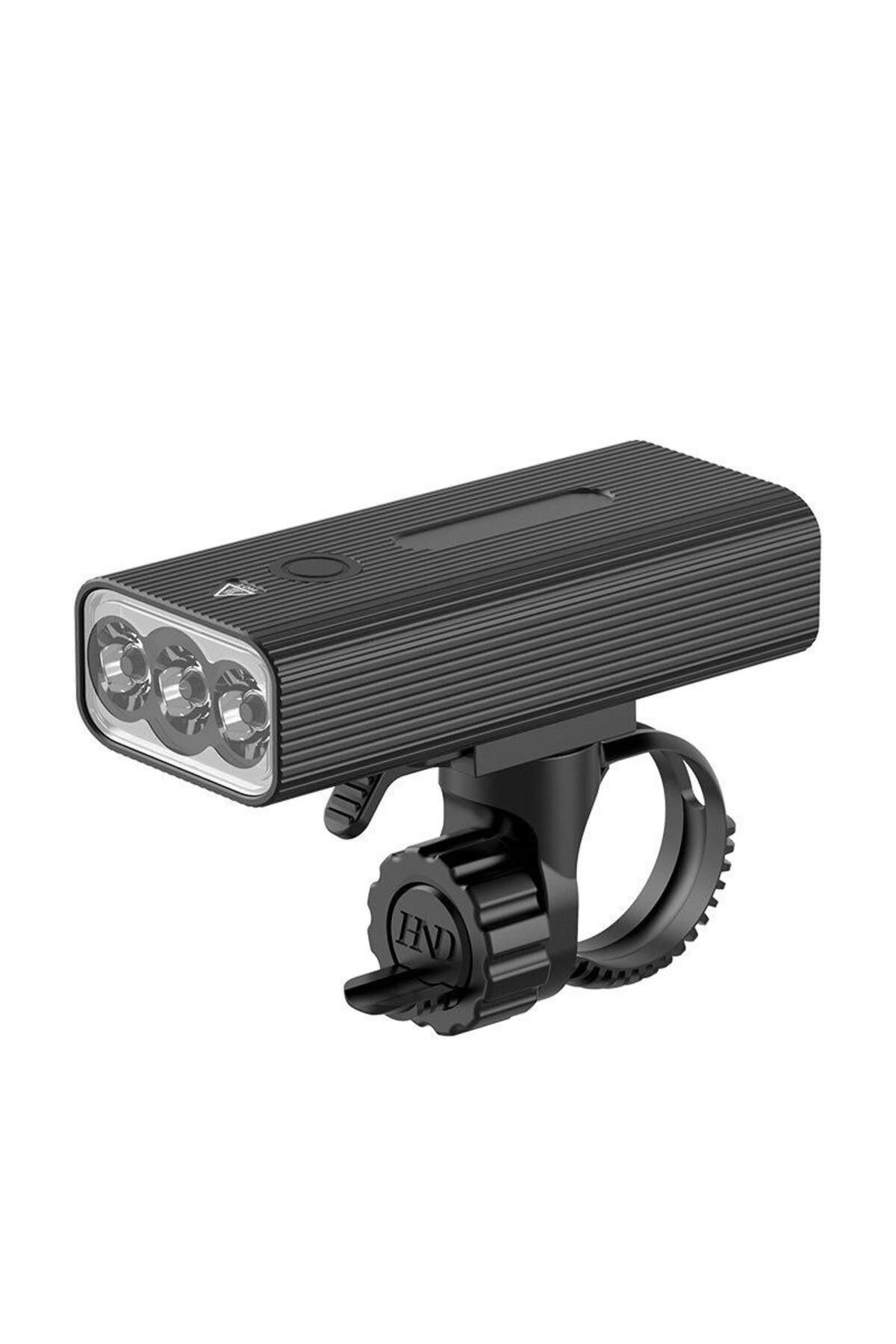 15000 Lümen 3xt6 Led Usb Ile Şarj Edilebilir Bisiklet Farı