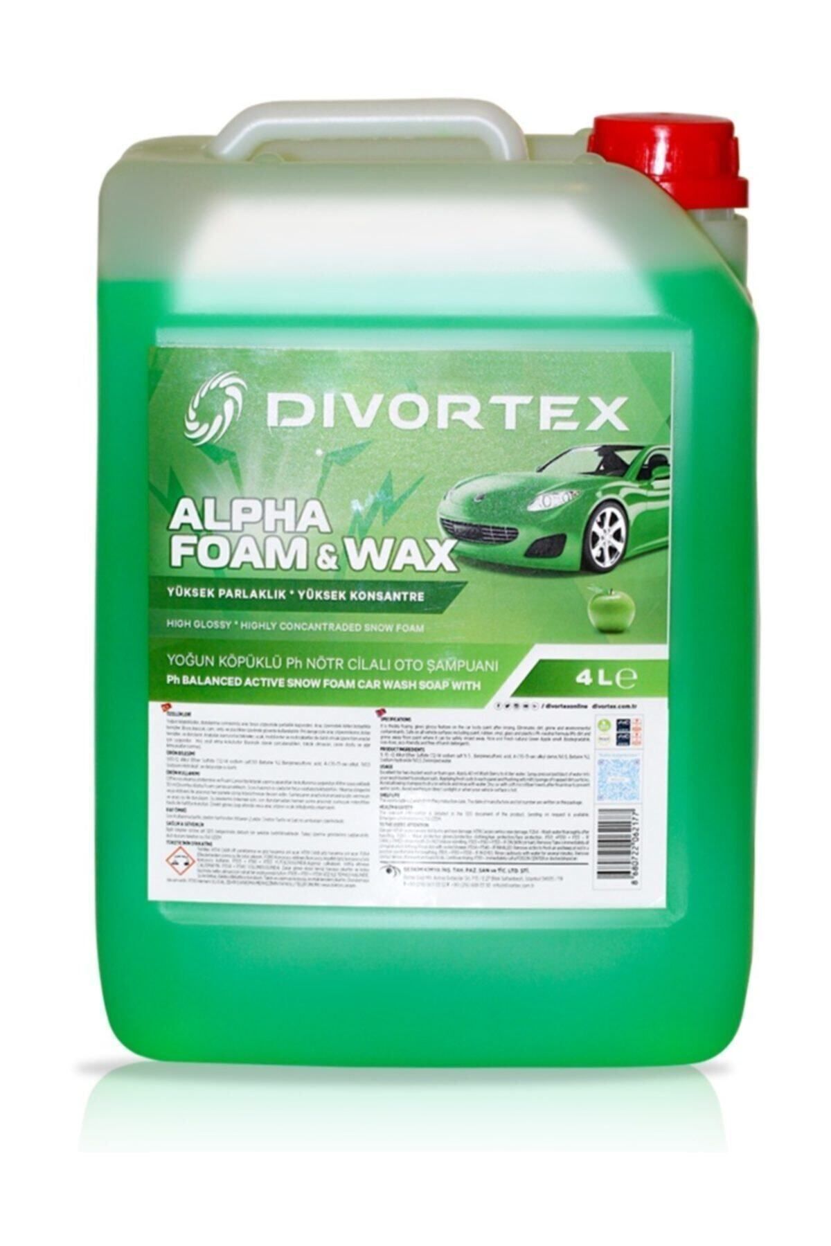 Alpha Foam Ph Nötr Cilalı Oto Şampuanı 4 lt.