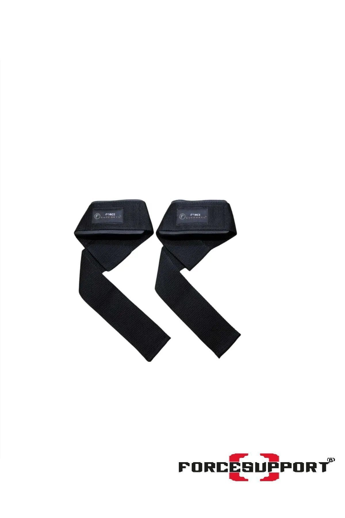 Force Padded Lifting Straps - Ağırlık Kaldırma Kayışı Siyah (2 ADET) Şk-132