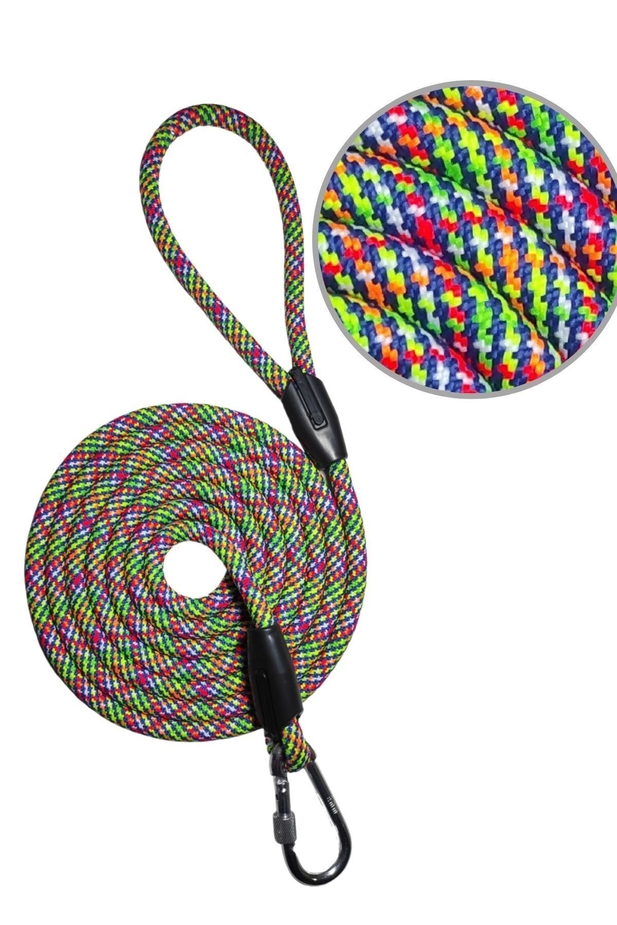 Köpek Gezdirme Kayışı Sevk Halatı Rainbow 50 Kg Tasma Halatı Kedi Köpek Gezdirme Ipi