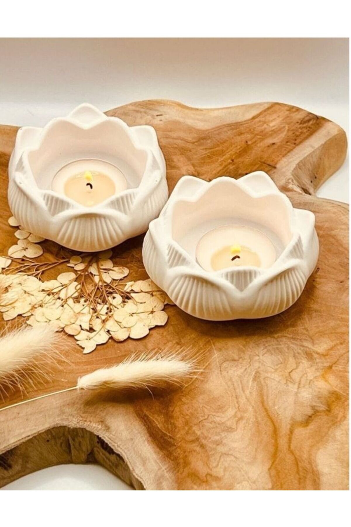 Lotus mumluk silikon kalıp