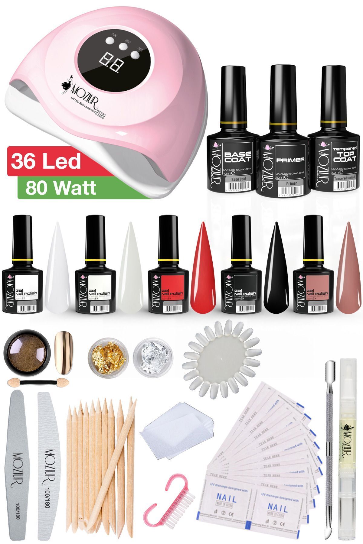 Evde Kalıcı Oje Seti (5 ADET 10ML KALICI OJE)