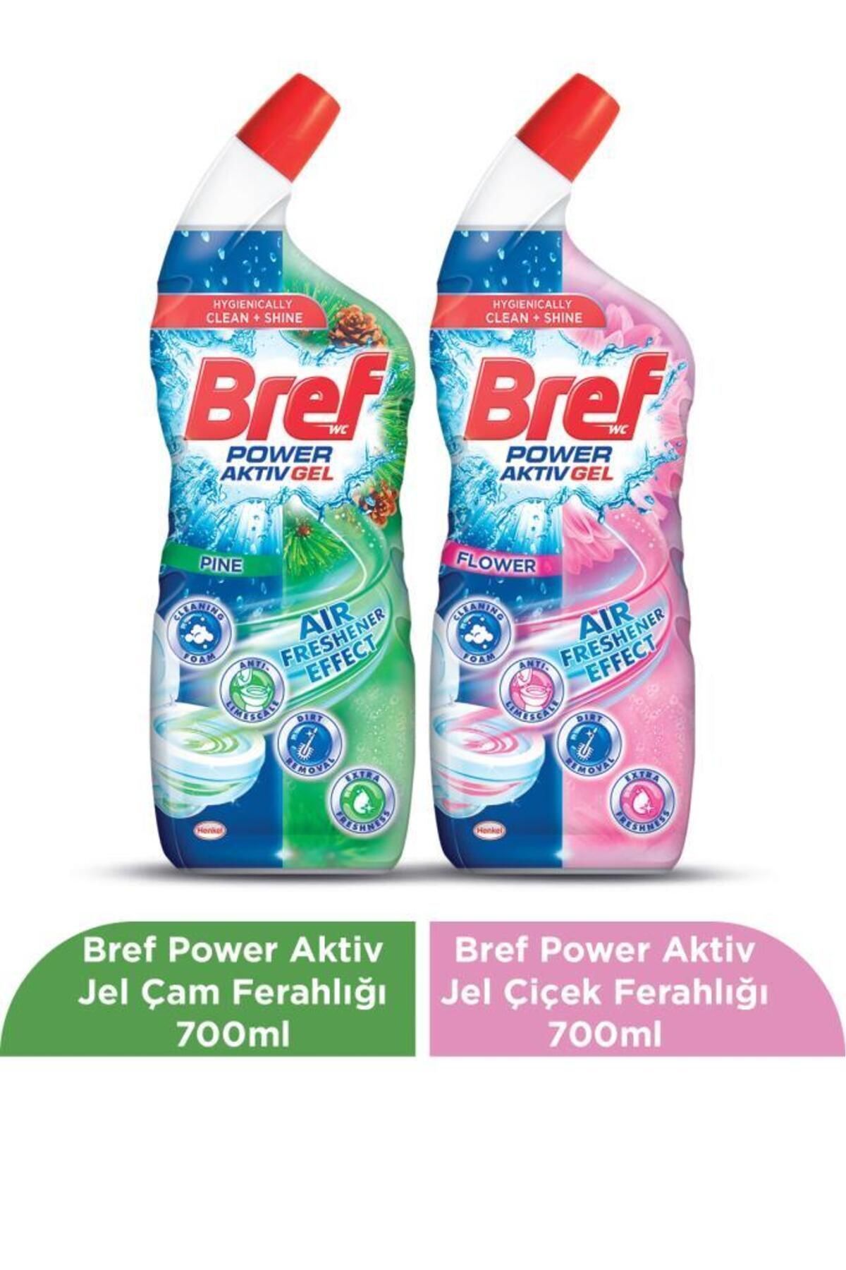 Wc Tuvalet Temizleyici Jel 2 X 700ml 1 Çiçek Ferahlığı 1 Çam Ferahlığı