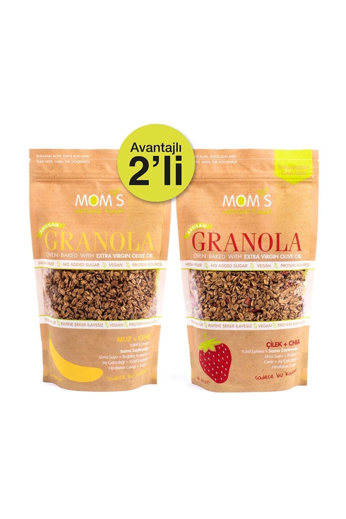 2'Lİ GRANOLA - MUZ CEVİZ 360 G - ÇİLEK CHIA 360 G