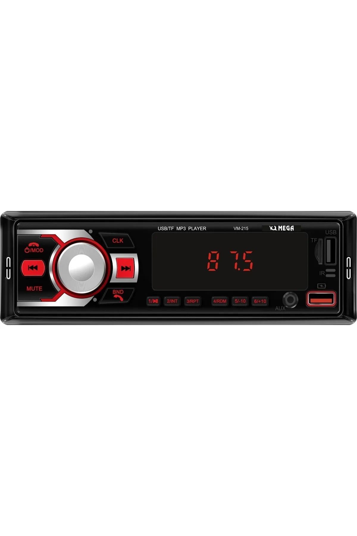 All-215 Bluetooth Oto Teyp Çift Usb'li Araba Teyibi Kumandalı Oto Teyip Mp3 Çalar