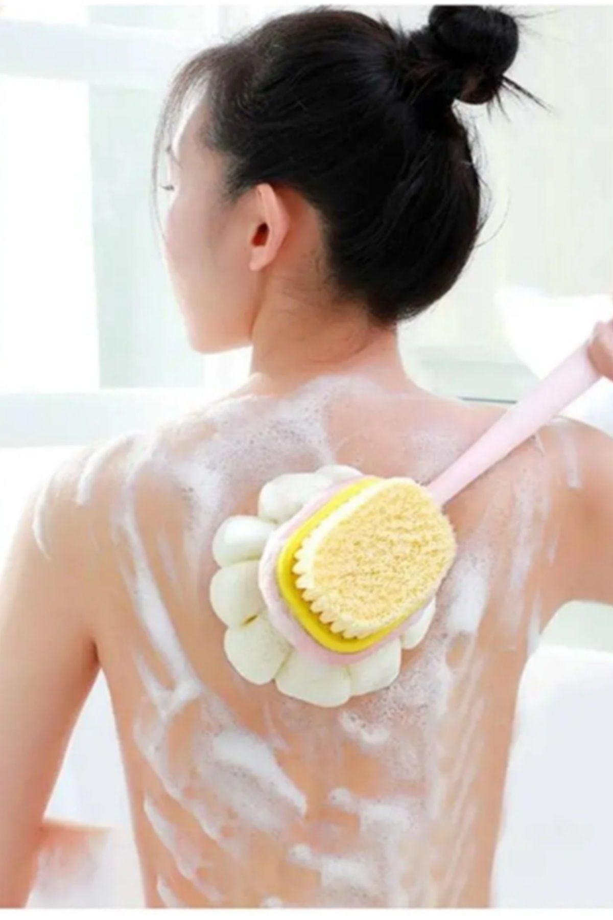 Çift Taraflı Banyo Sırt Kesesi Yumuşak Duş Lifi Banyo Hamam Lifi Vücut Kesesi Masajlı Banyo Kesesi