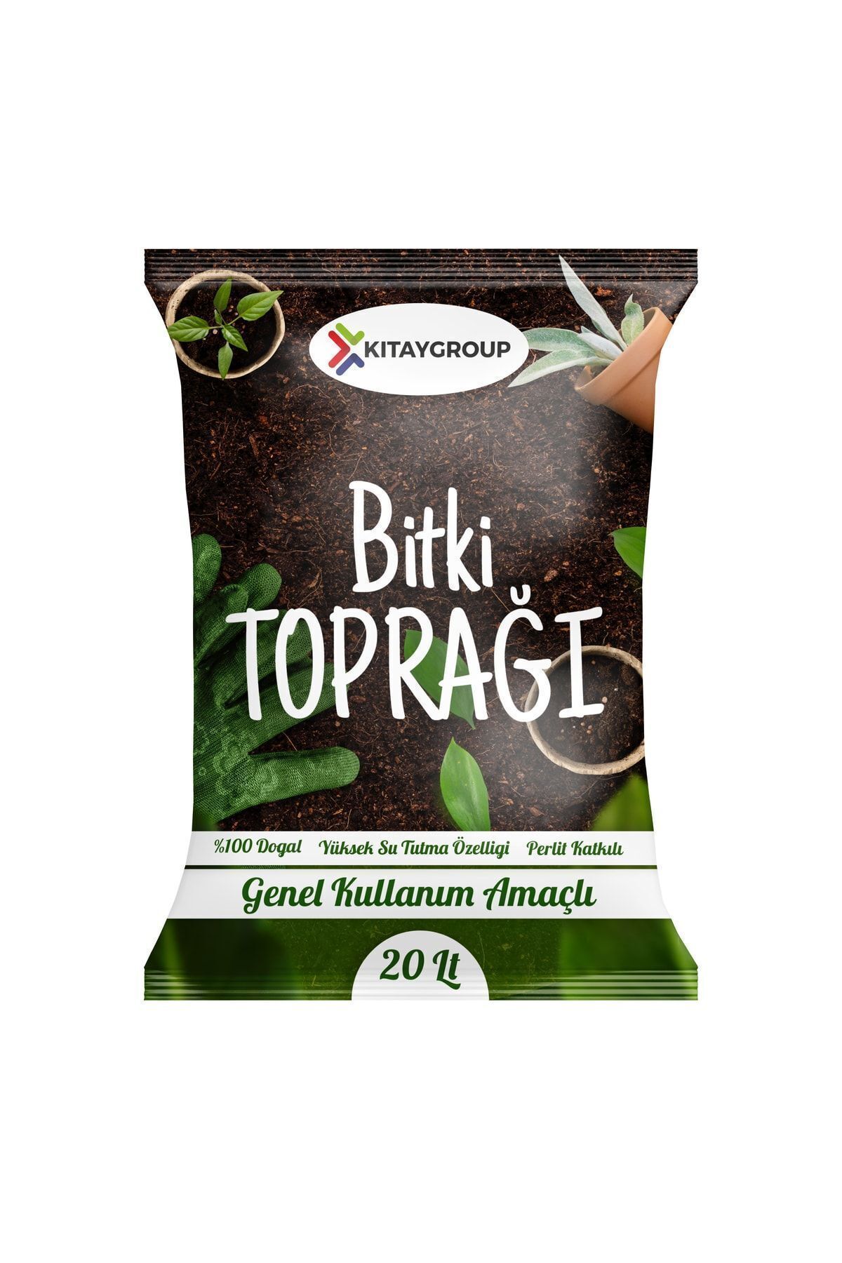 20 Litre Genel Bitki Toprağı - Perlit Katkılı Torf Toprağı ( Gübreli )