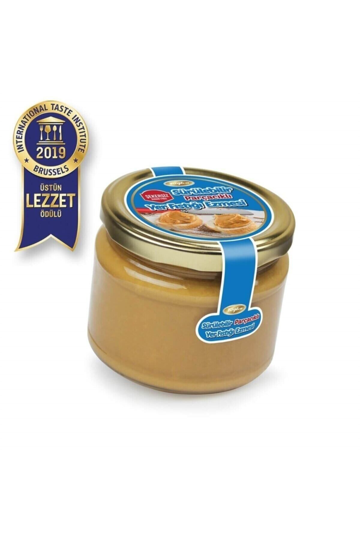 Fıstık Ezmesi Sürülebilir Parçacıklı 300 gr (ŞEKERSİZ)