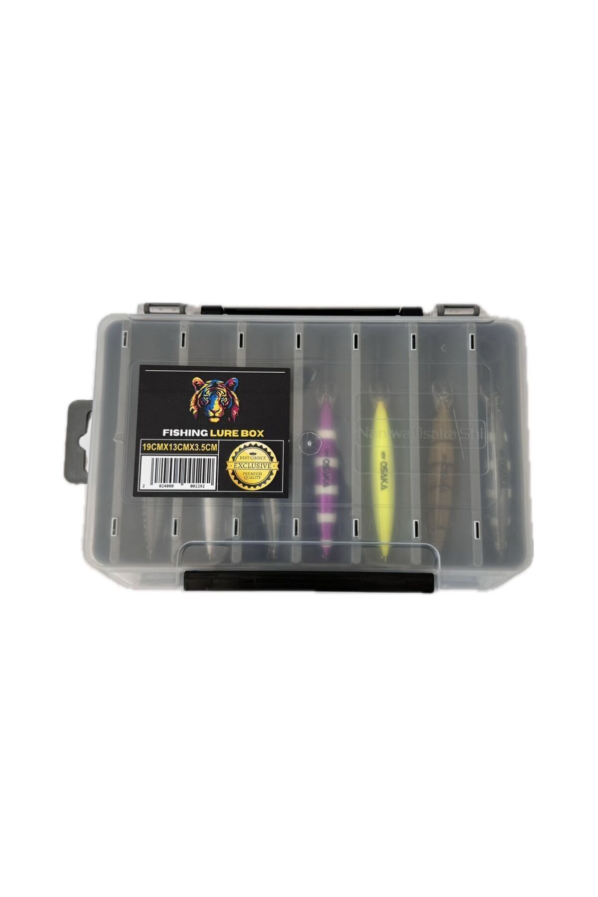 NANIWAOSAKASHI FISHING LURE BOX MAKET BALIK KUTUSU