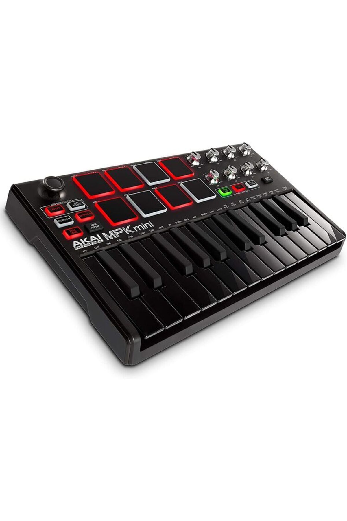 Profesyonel Mpk Mini Mk3, 8 Arkadan Aydınlatmalı Davul Pedli 25 Tuşlu Usb Mıdı Klavye Denetleyi