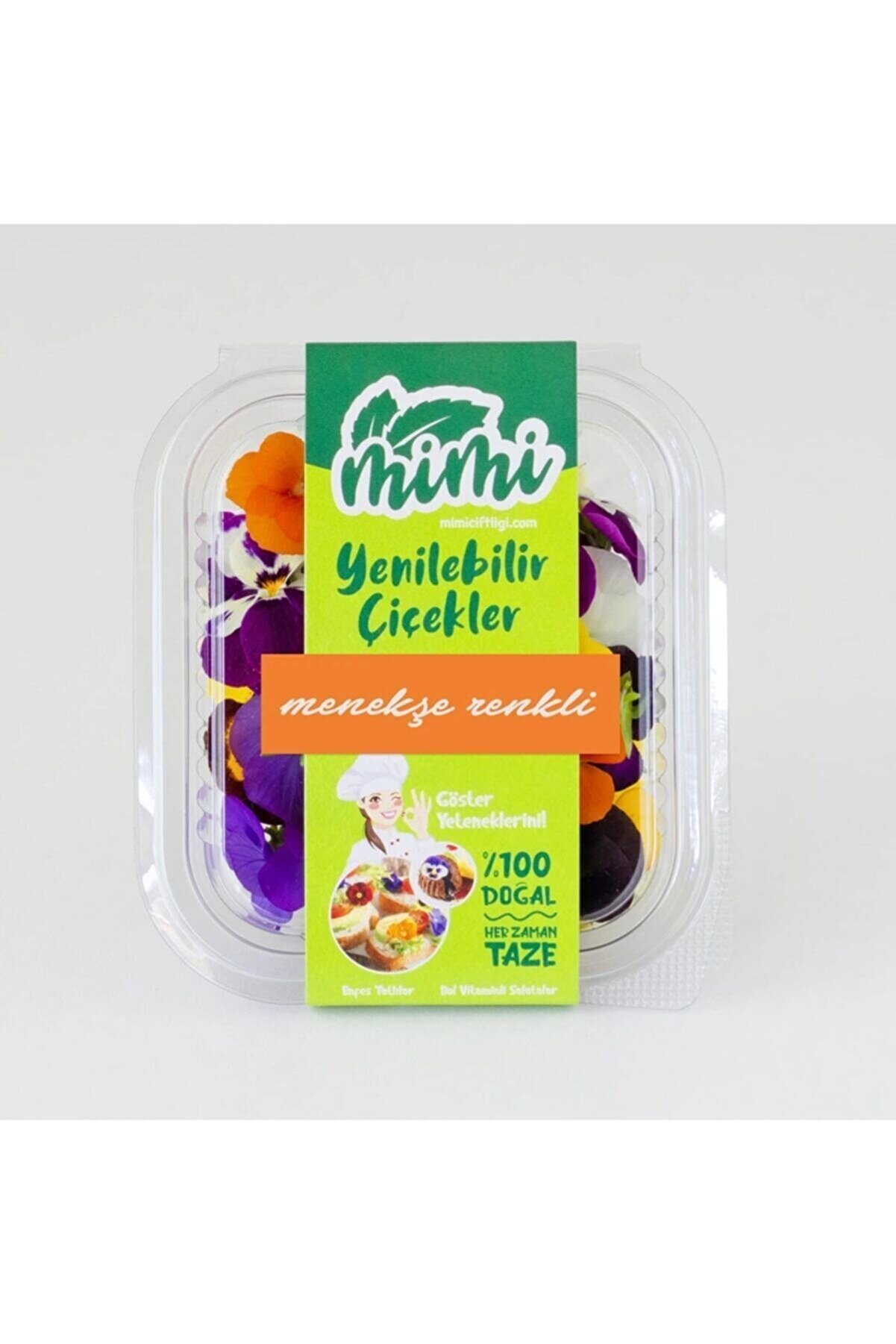 Yenilebilir Çiçekler- Karışık Renkli Menekşe (25'Lİ PAKET)