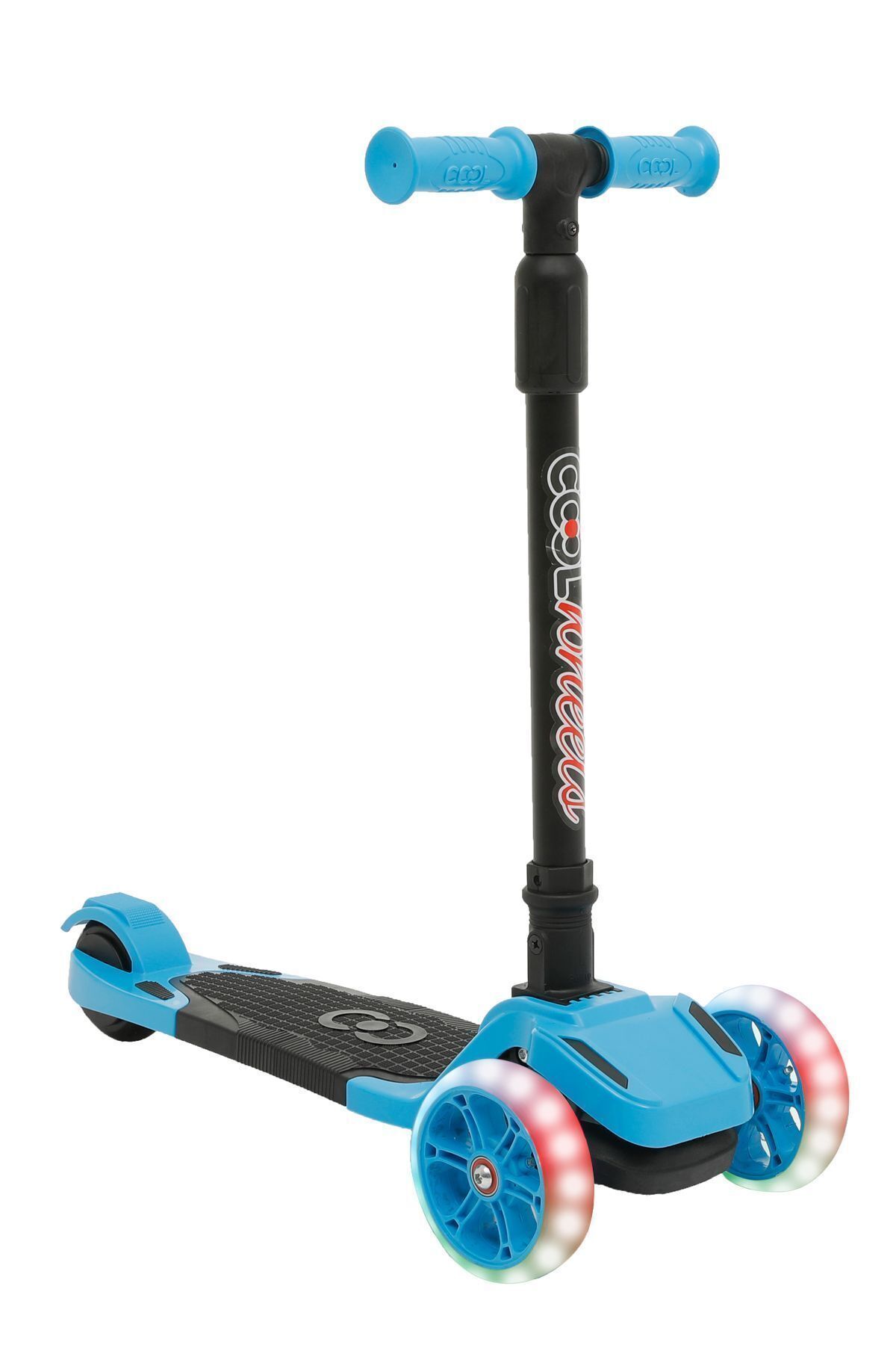 Tulpar Katlanır LED Işıklı Çocuk Scooter Mavi