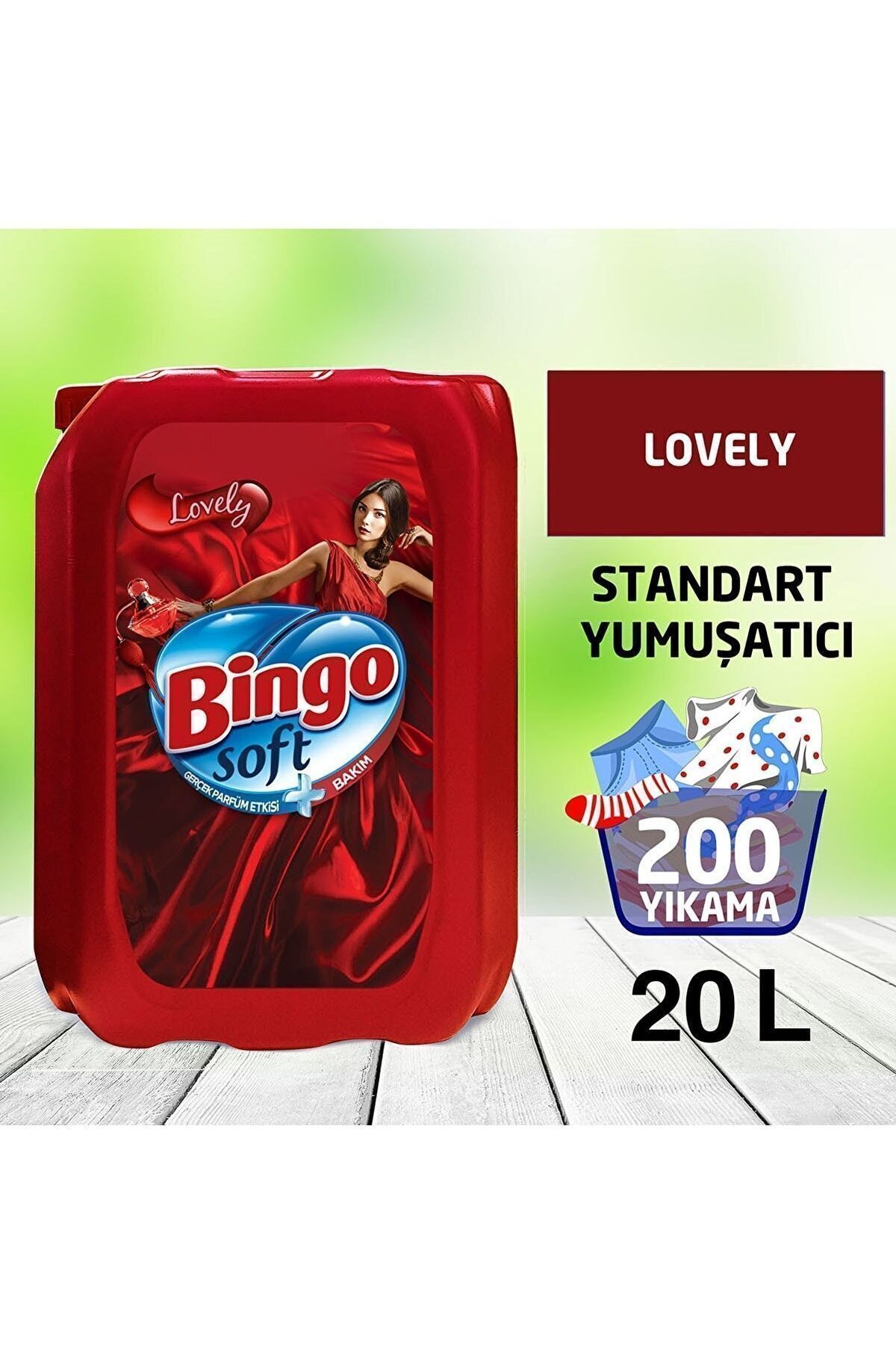 Soft Yumuşatıcı Lovely 5 Lt X 4 Adet