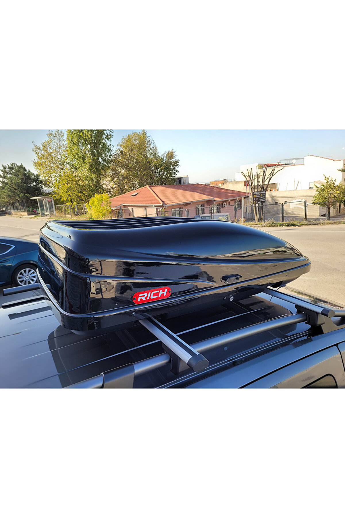 Rich Port Bagaj 390 Litre Uyumlu Parlak Siyah Renk