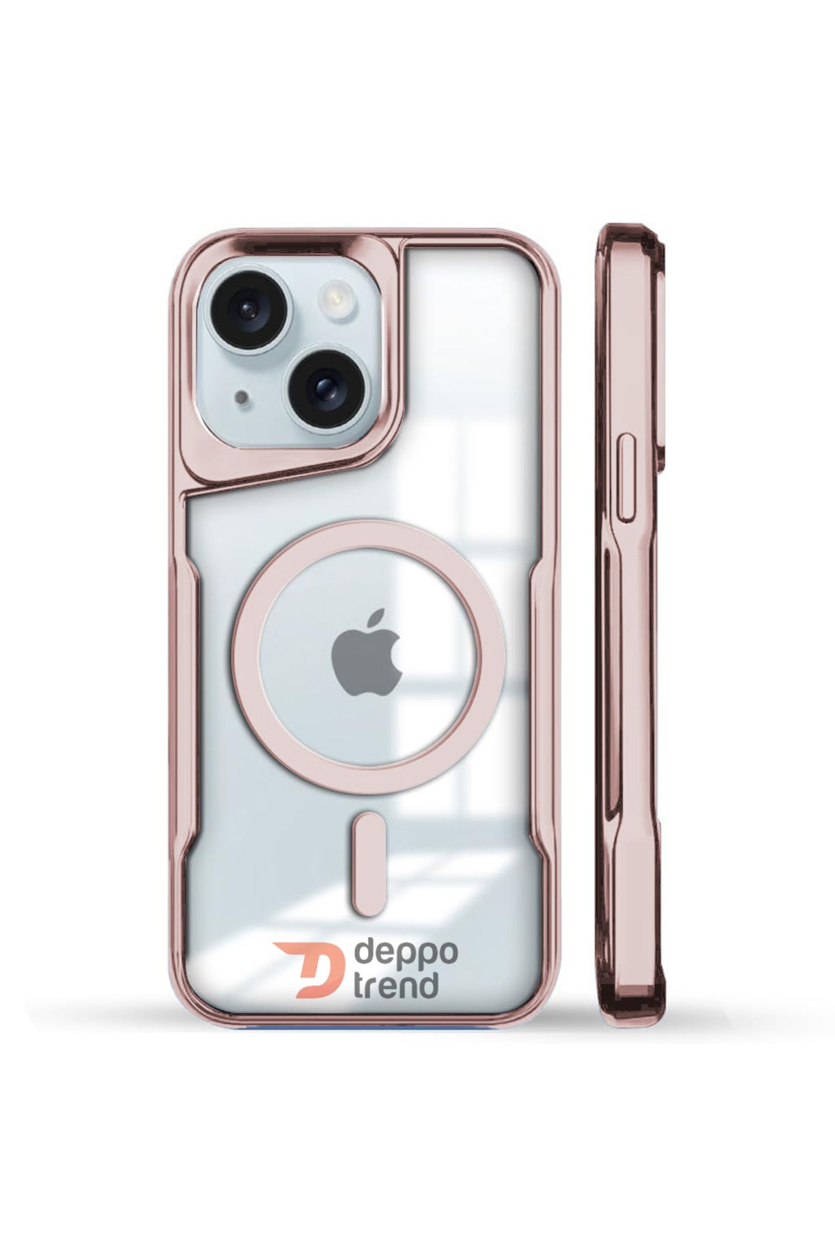 iPhone 15 Plus Uyumlu Kılıf Mat Renkli Magsafe Kamera Çıkıntılı Slim Koruyucu İnce Silikon Kapak