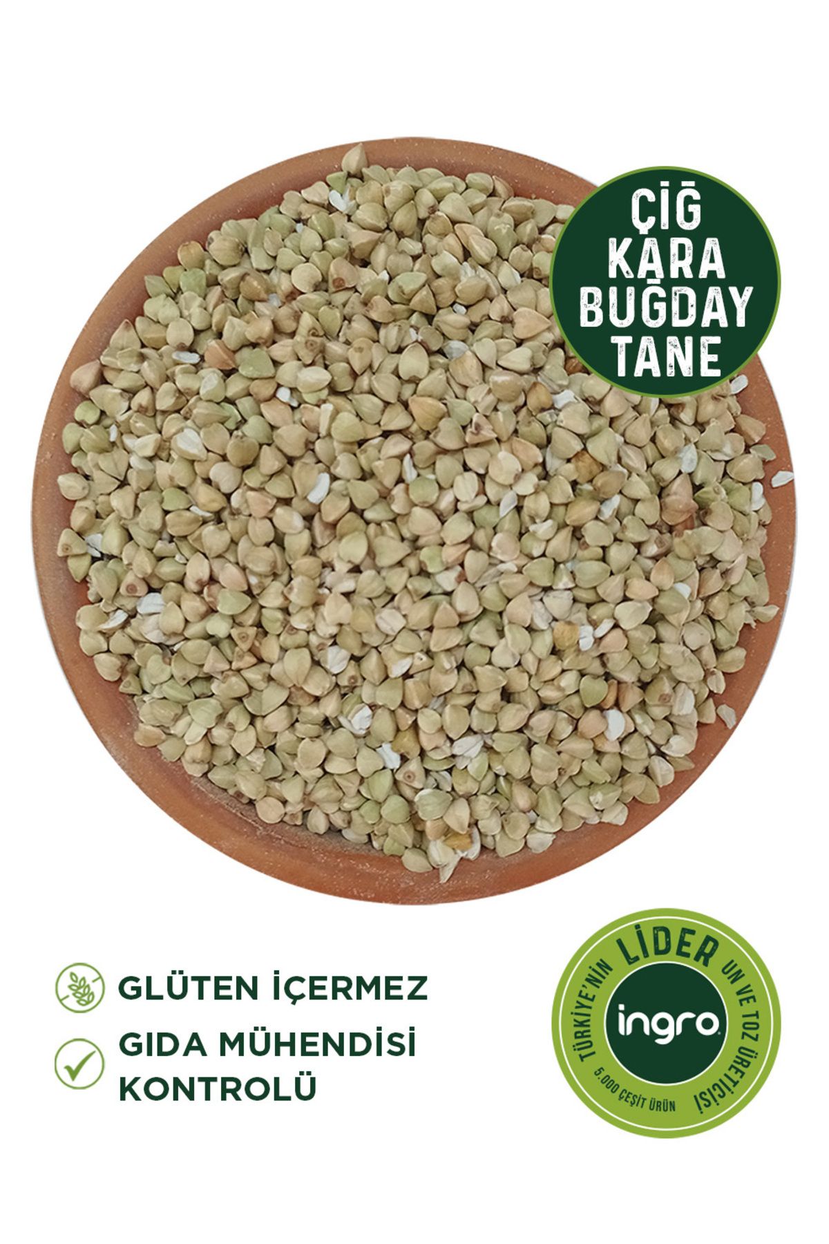 Glutensiz Çiğ Karabuğday (greçka) 500 G