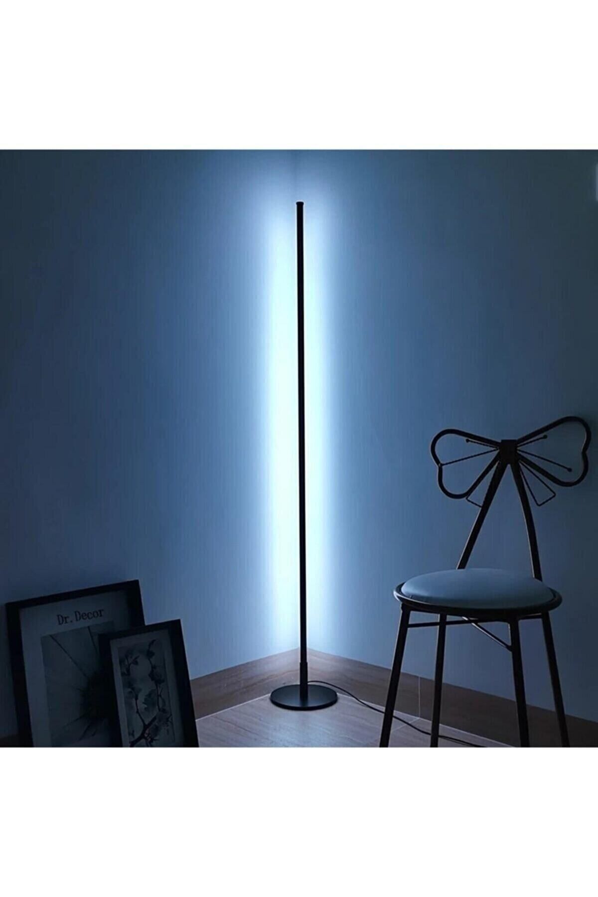 Dekoratif Minimalist Led Lambader Animasyonlu Kumandalı 256 Renk Köşe Lambası