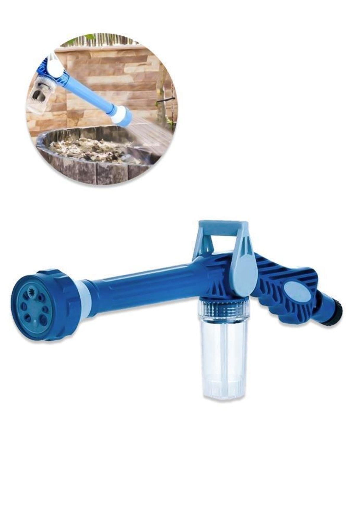 Basınçlı Oto Araç Yıkama Hazneli Su Tabancası Başlığı