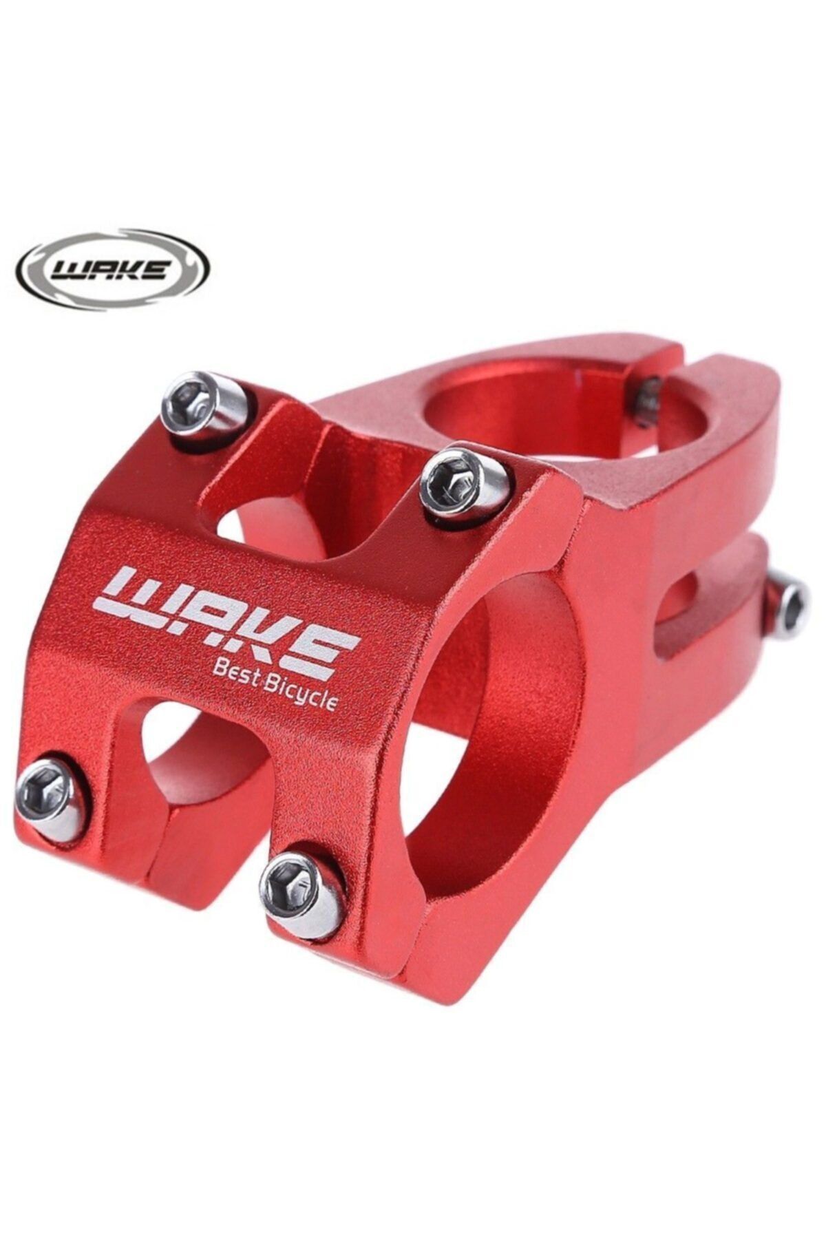Wake Alüminyum Kırmızı 31.8 45mm Kısa Gidon Boğazı