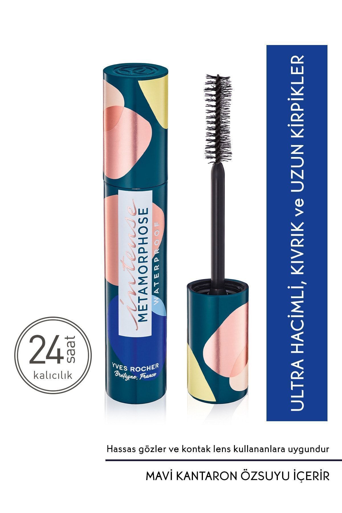 Yoğun Hacim Veren Uzatıcı Maskara - Suya Dayanıklı -01. Siyah - 7.7 Ml-46960