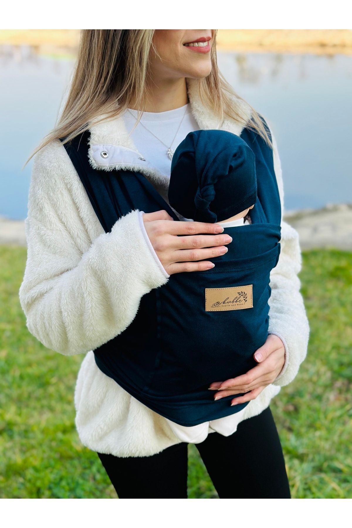 Anakucağı Cepli Bebek Taşıma Şalı, Bebek Askısı Sling