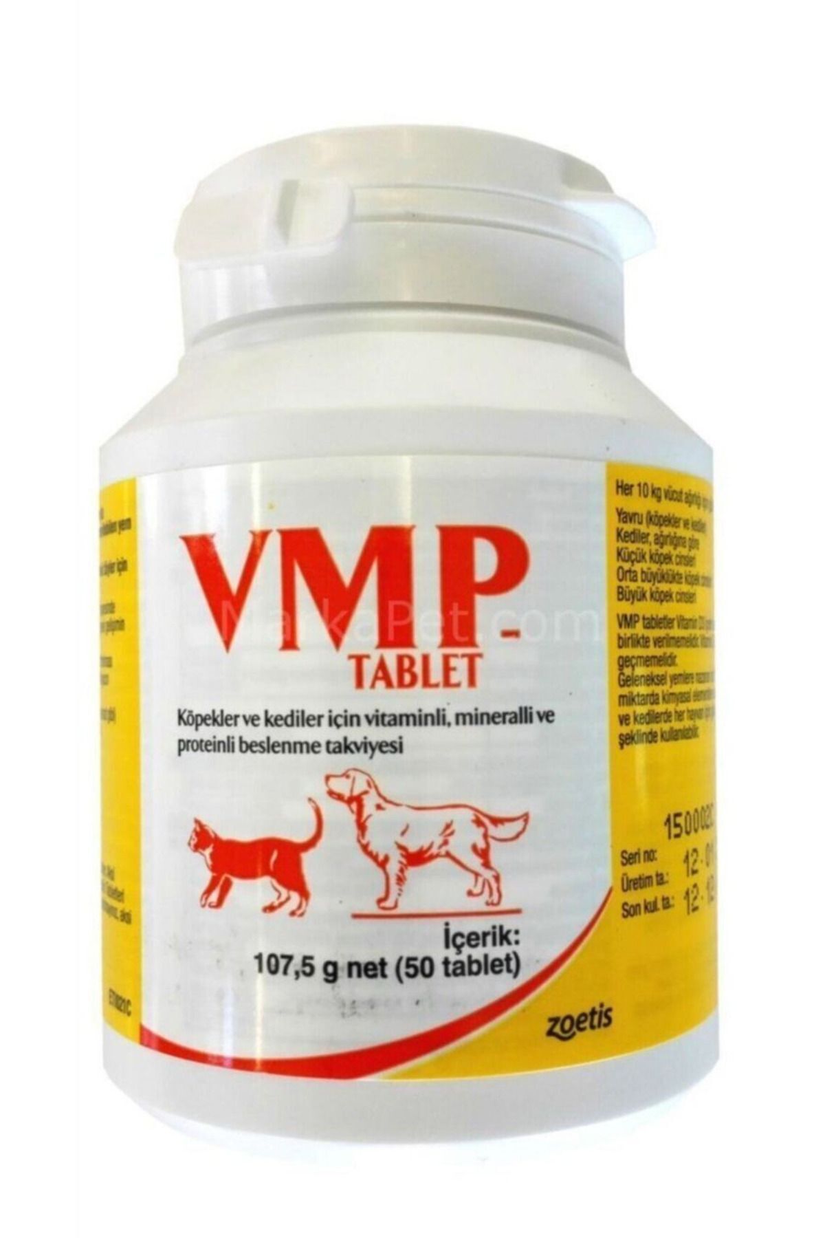 Vmp Kedi Ve Köpek Içın Vıtamın Tablet 50 Tablet