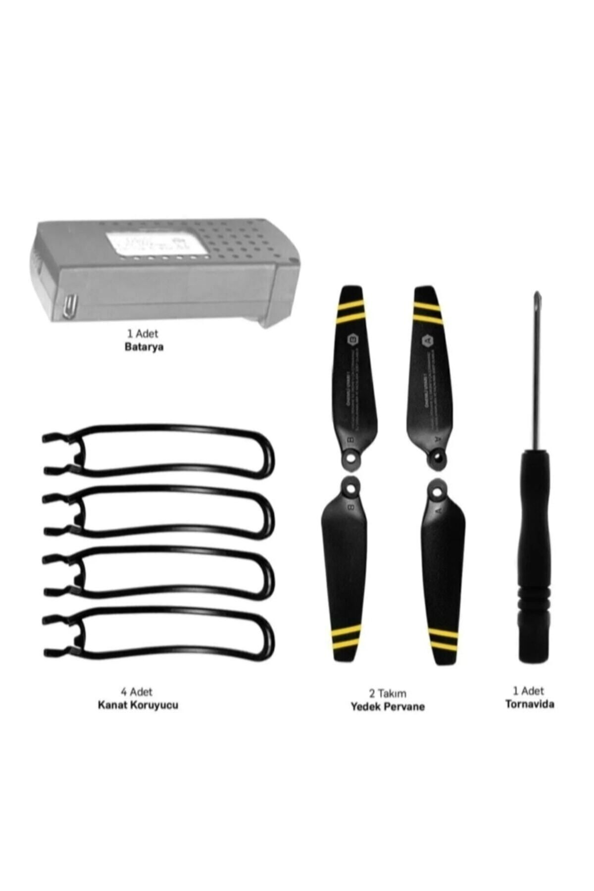 Cx017 Drone Yedek Batarya Ve Ekseuar Paketi Cx017 Yedek Pervane