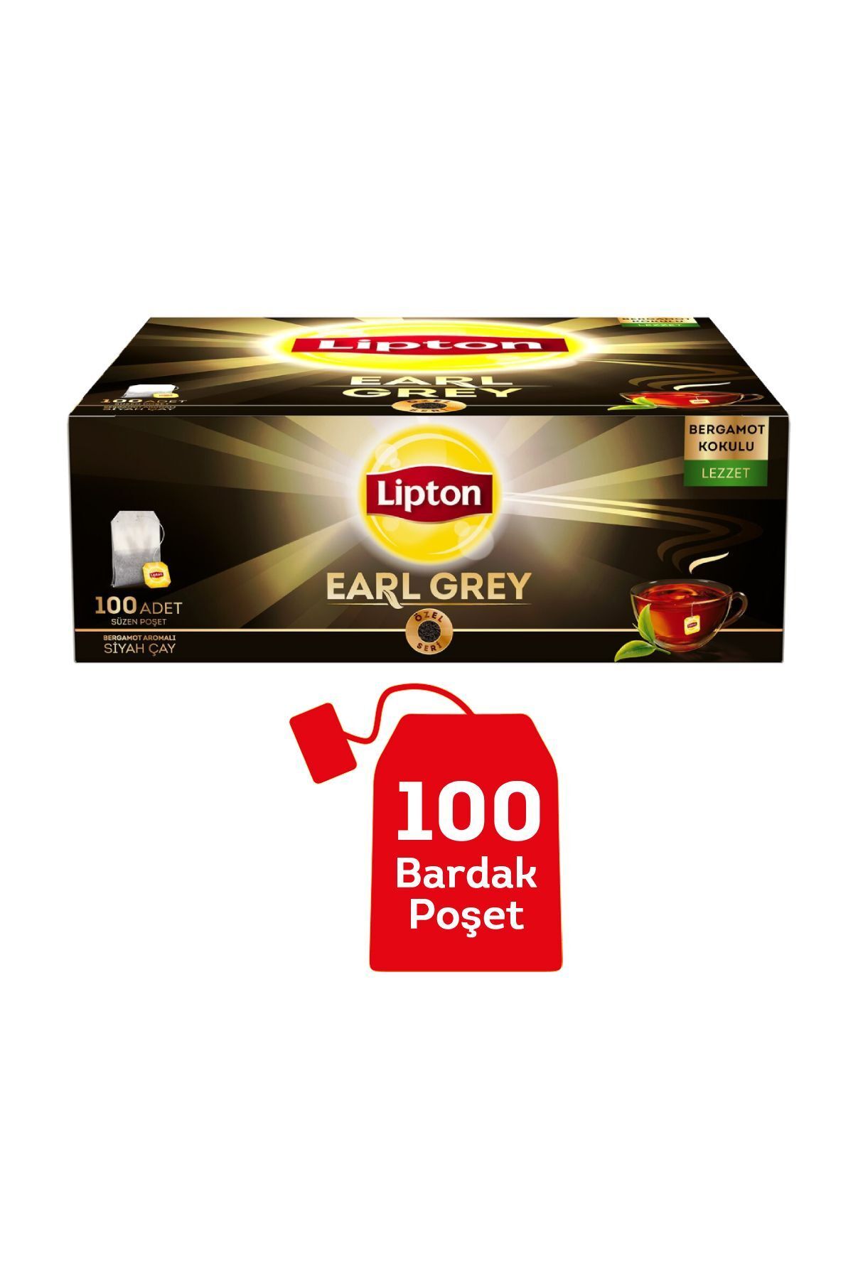 Earl Grey Bardak Poşet Çay 100'lü 200 gr
