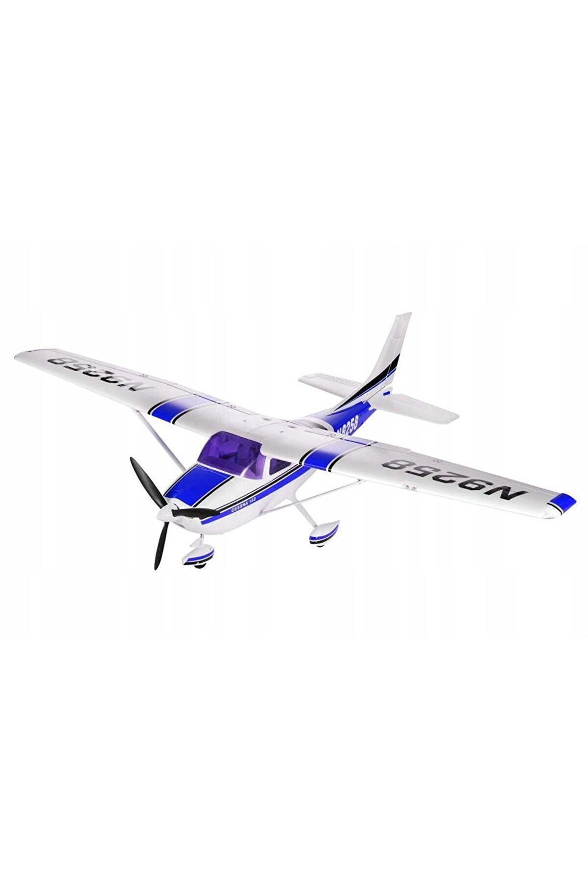 TopRC 057C Cessna 182, 500 Class, Mavi, Brushless 800KV Motorlu, 30A ESC, 11.1V 2200 Mah Li-Po Pilli