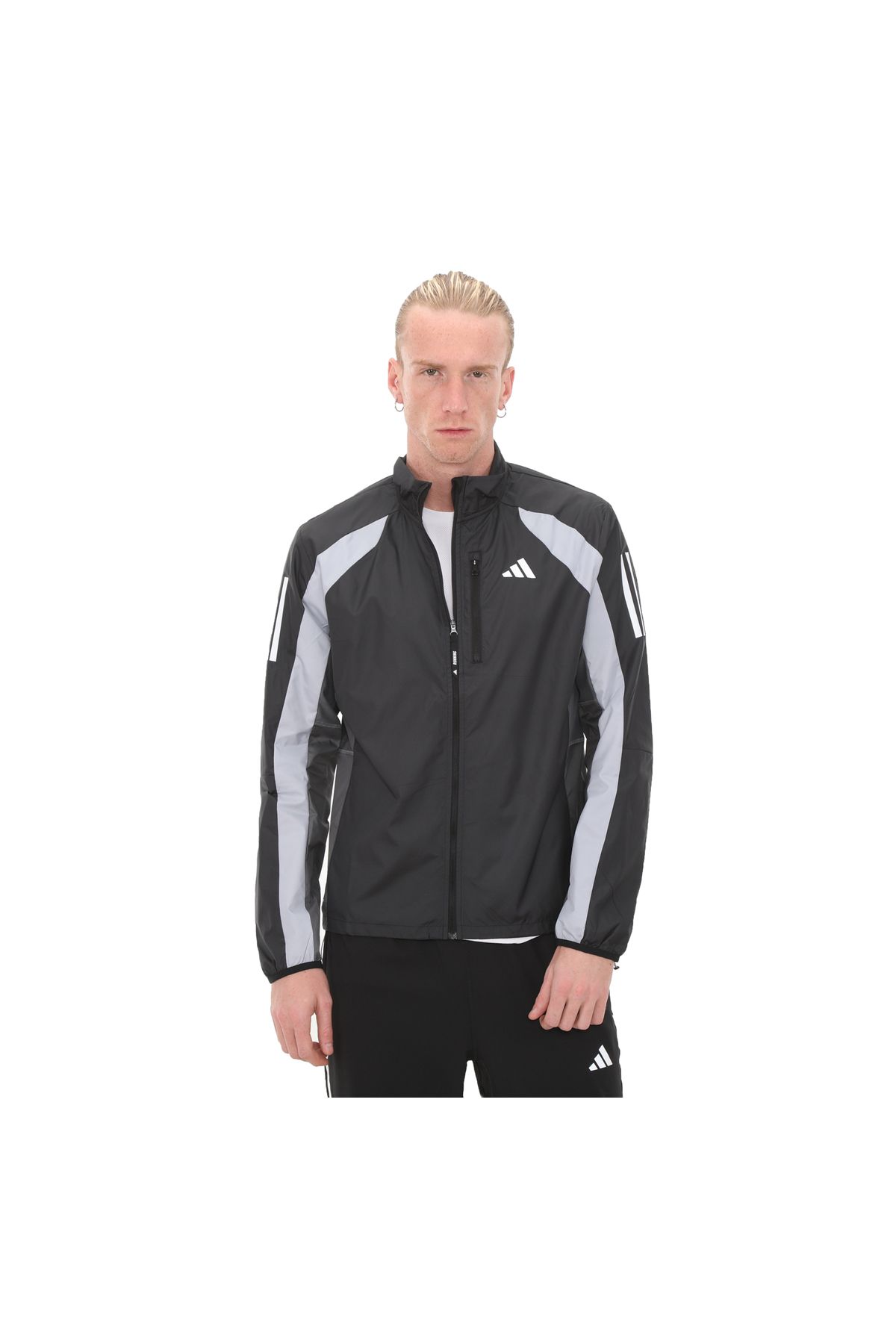 Iq3828-e Otr B Cb Jacket Erkek Yağmurluk-r&amp;uuml;zgarlık Siyah
